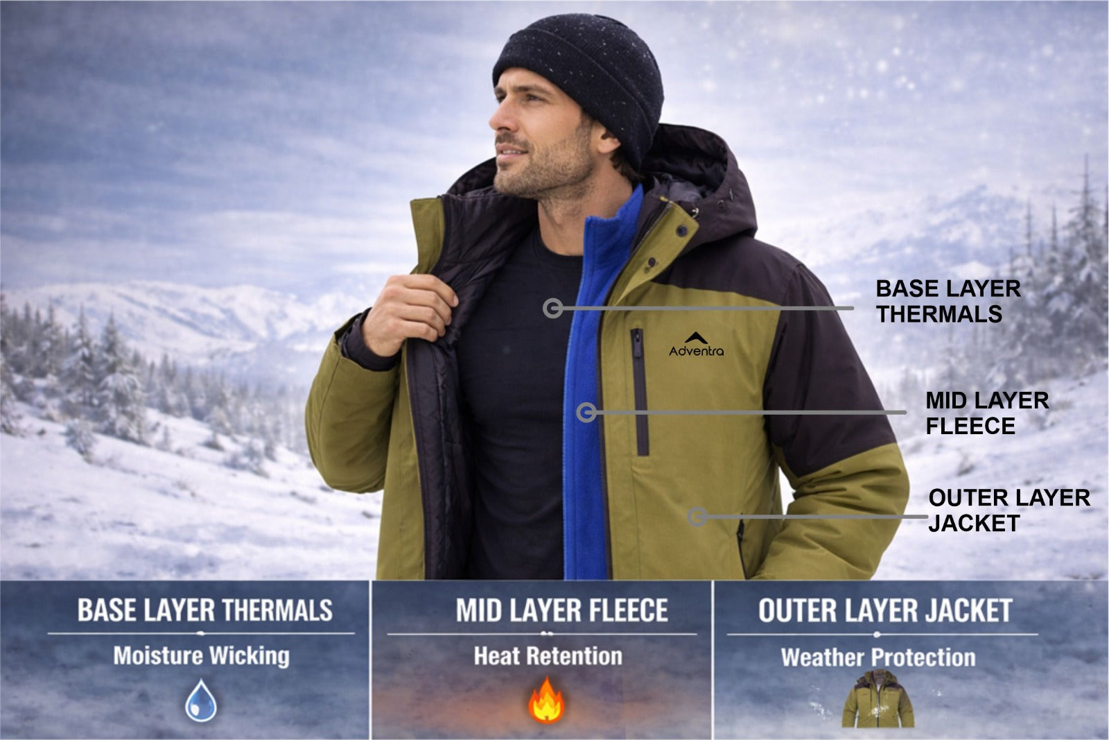 How to Layer for Winter: A Complete Guide to Thermals, Fleece & Jackets