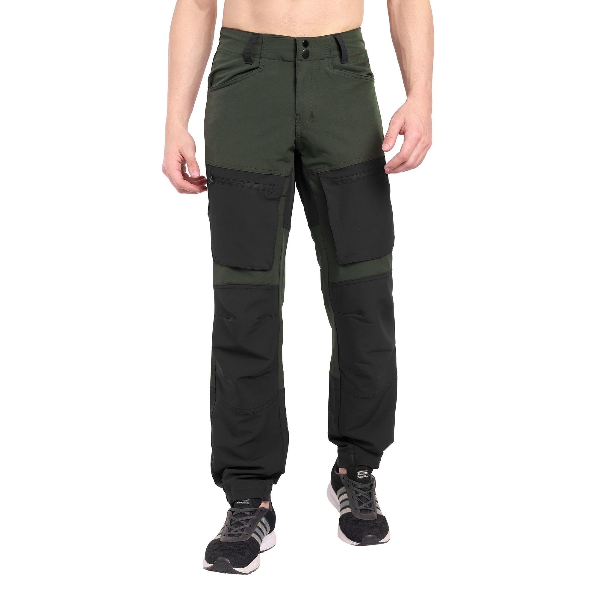 Water-Resistant Cargo Pants with 5 Pockets – EH1101 Green-thumbmail-2