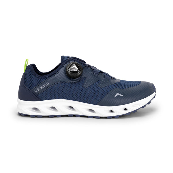 Men Lightweight Ultra Grip Hiking Shoes with Auto Lace (ET1109) Navy