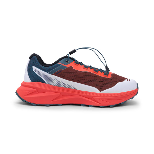 Men Trail Running Ultra Grip Lightweight Sports Shoes (TR2012) Orange-Red