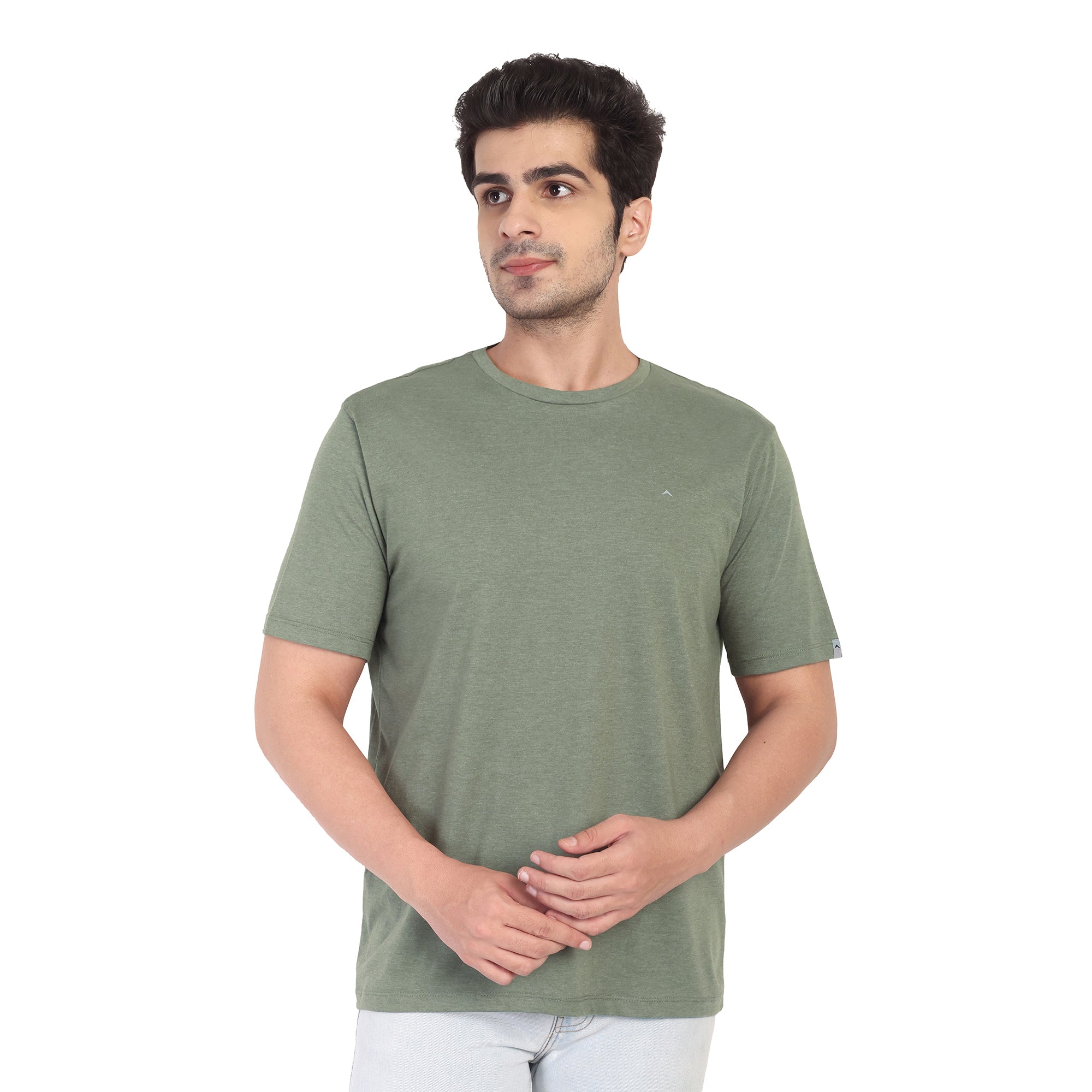 Adventra Basic Round Neck Tee ART104 (Olive)-thumbmail-1