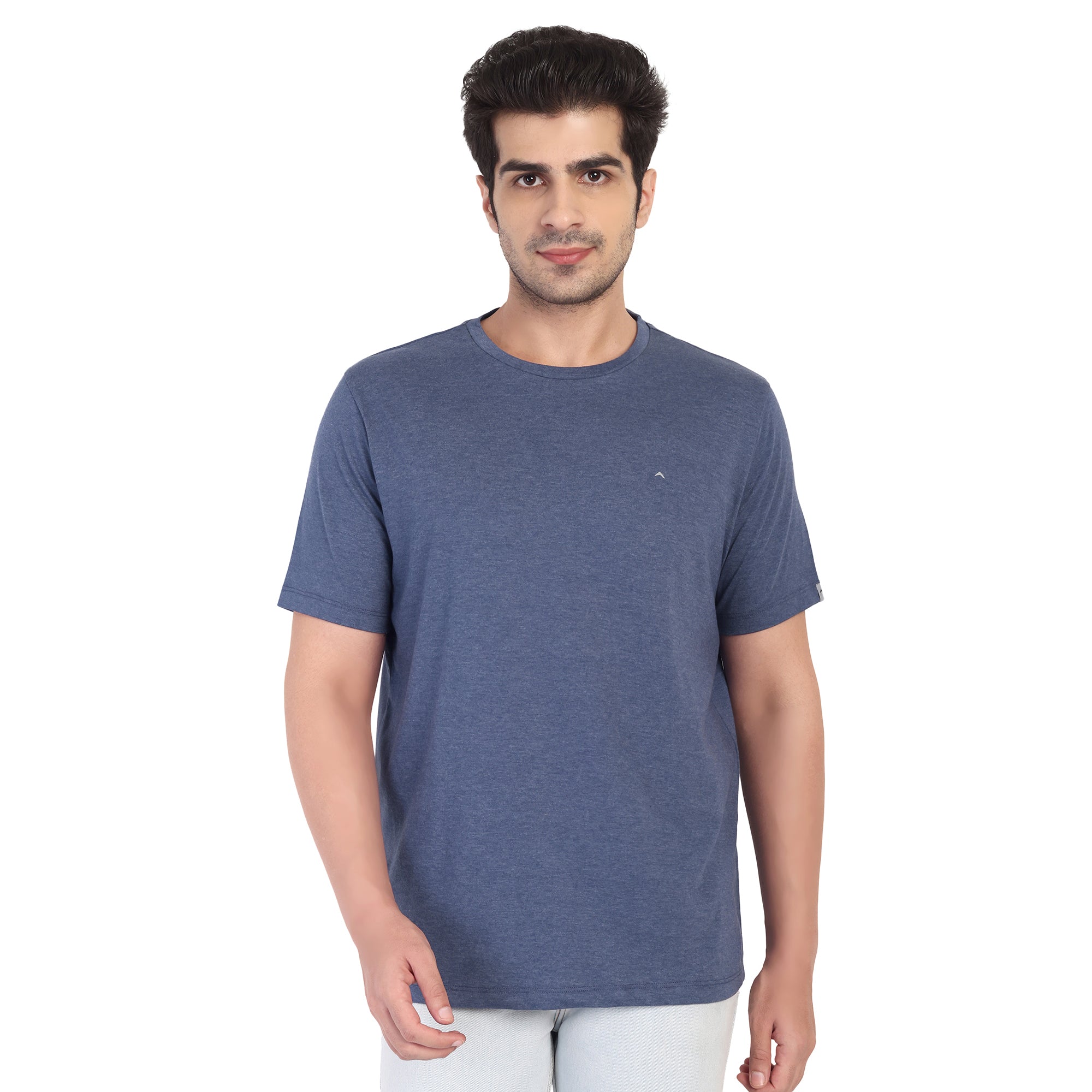Adventra Basic Round Neck Tee ART104 (Navy)-thumbmail-1