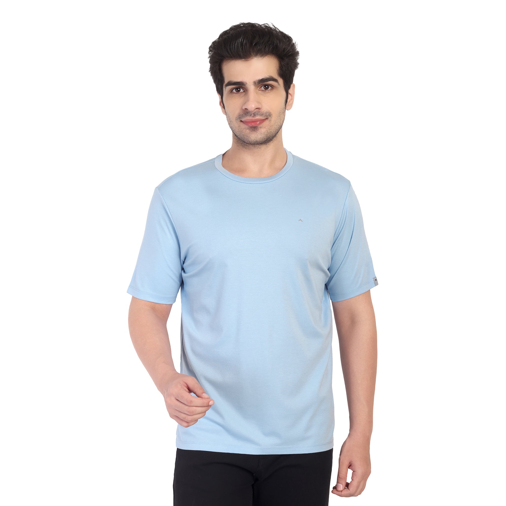 Adventra Elite Round Neck Tee AER100 (Sky Blue)