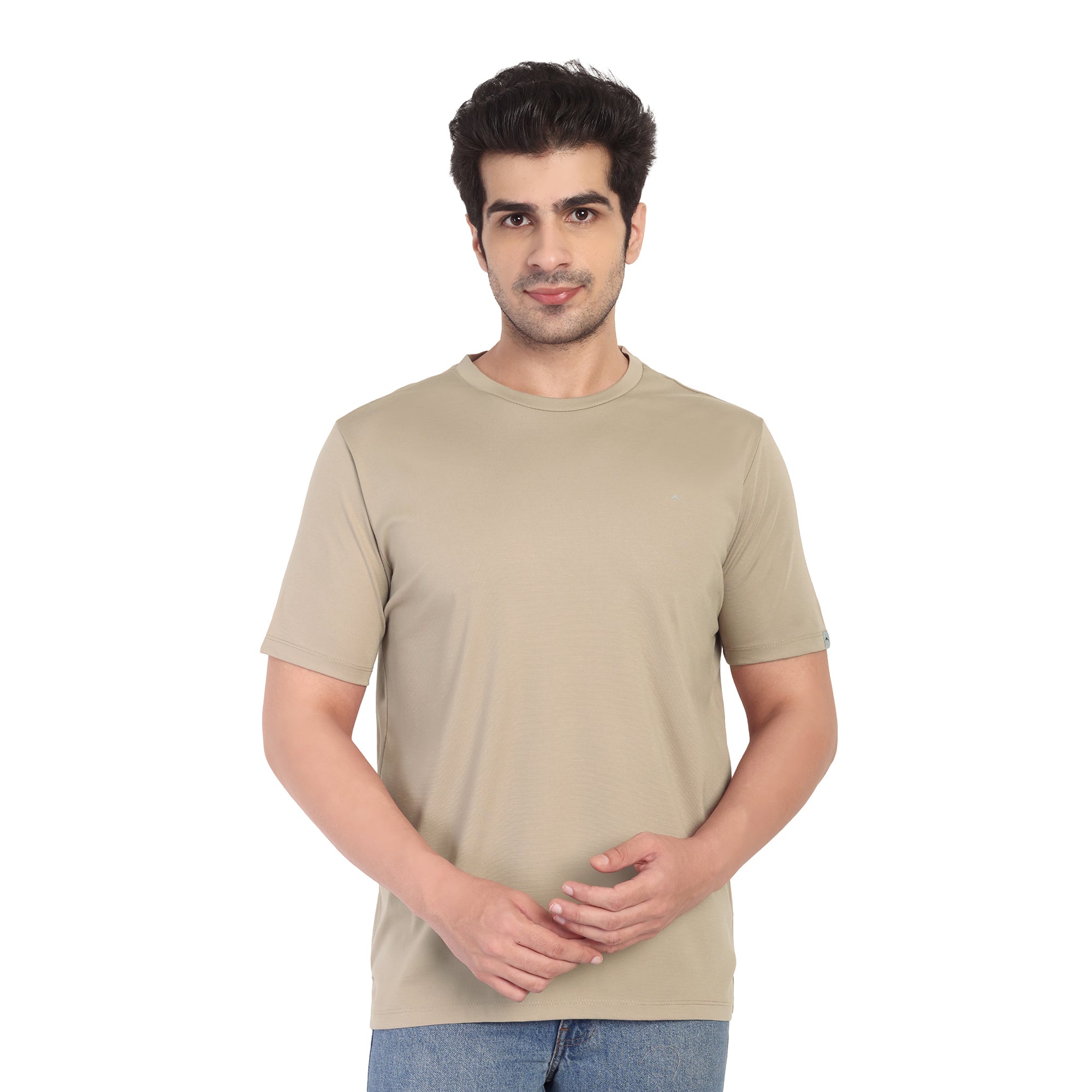 Adventra Elite Round Neck Tee AER100 (Beige)