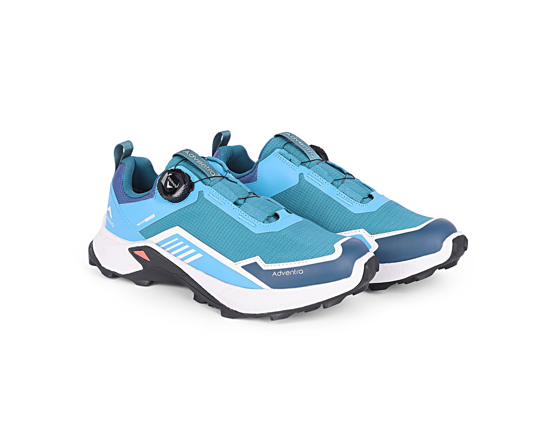 Men Waterproof Low-Top Hiking Shoes with Auto-Lacing (ET1102) Blue-thumbmail-3