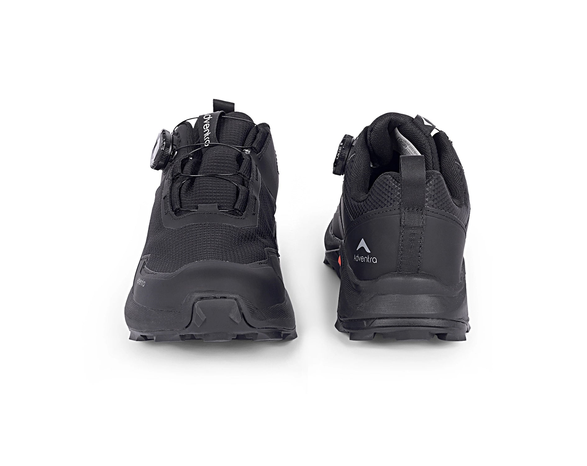 Men Waterproof Low-Top Hiking Shoes with Auto-Lacing (ET1102) Black-thumbmail-4