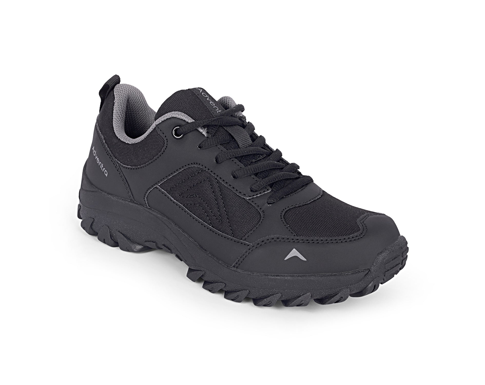 Low-Top Hiking Shoes with Anti-Skid Rubber Sole (EH500) Black