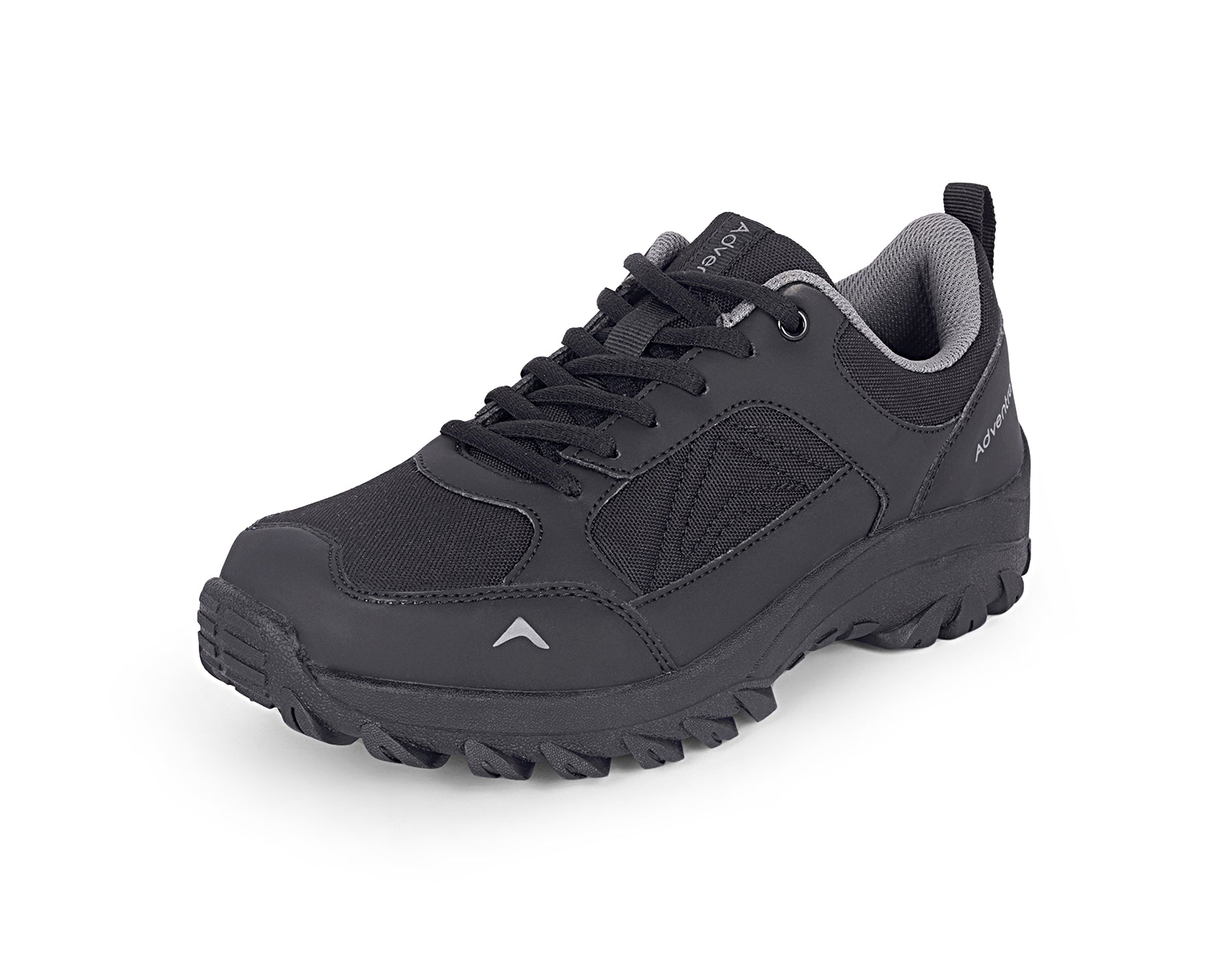 Low-Top Hiking Shoes with Anti-Skid Rubber Sole (EH500) Black-thumbmail-5