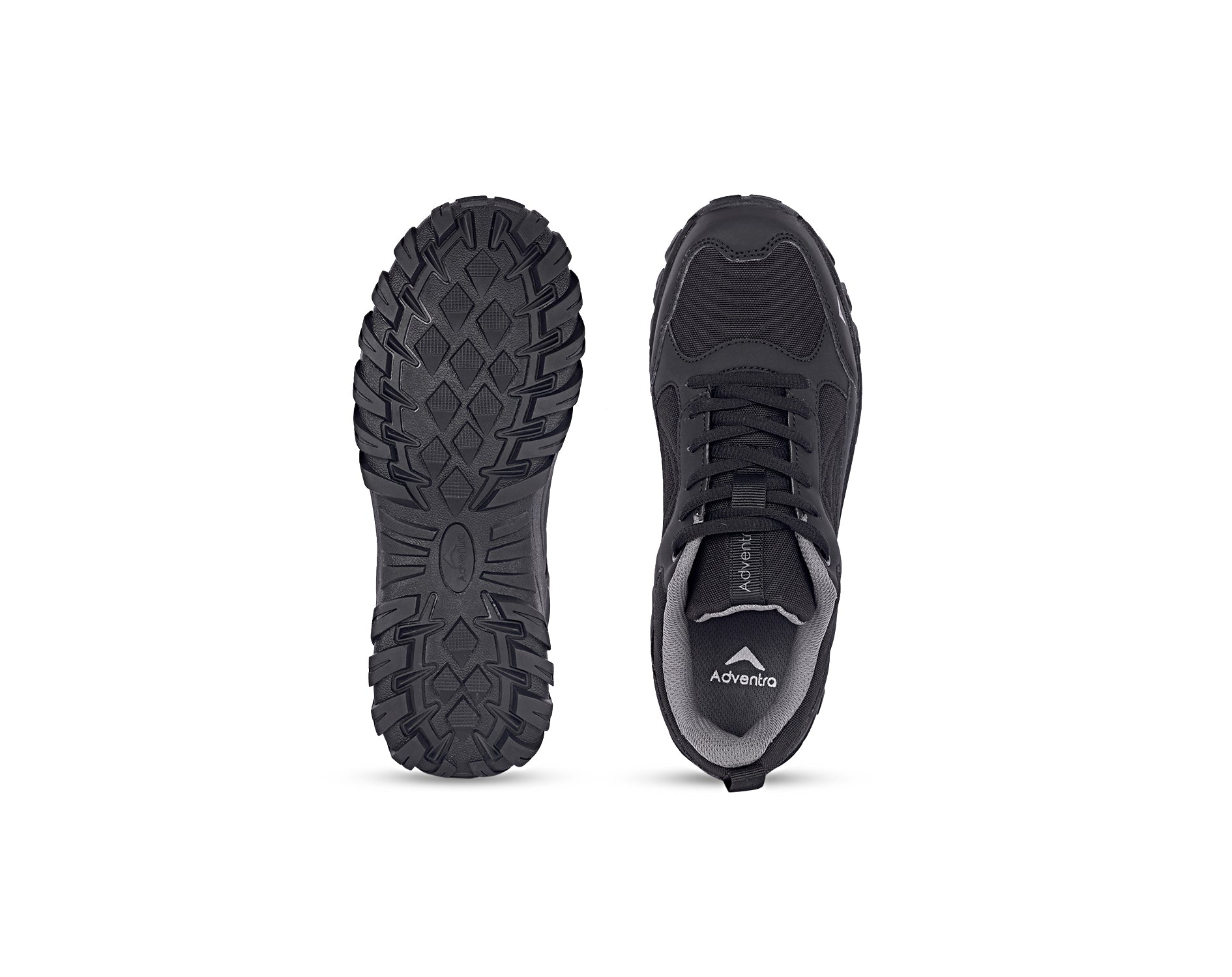 Low-Top Hiking Shoes with Anti-Skid Rubber Sole (EH500) Black-thumbmail-4