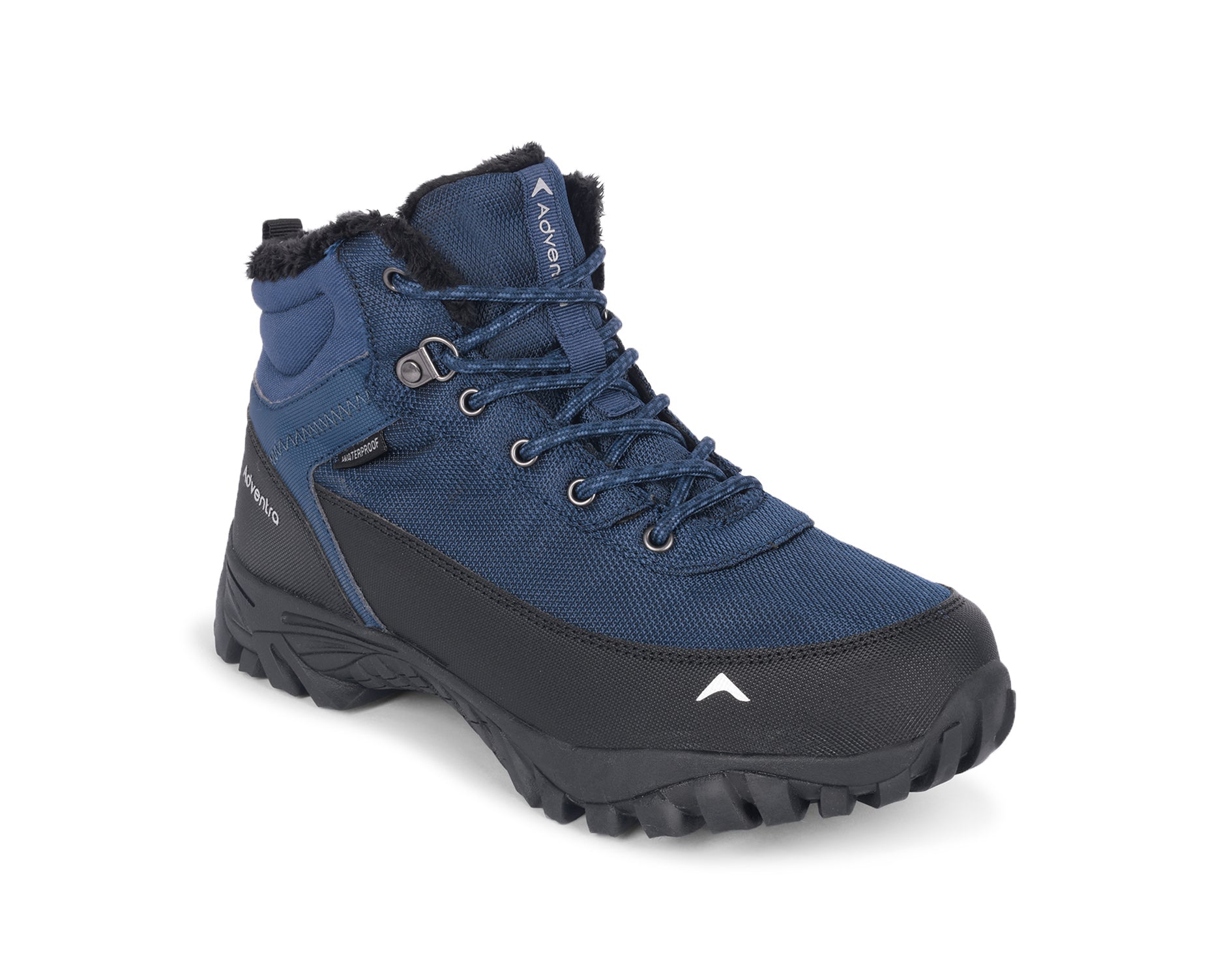 Adventra Men's Warm Waterproof Hiking Shoes | Mountain Shoes | Ultra Grip Sole | Warm (–5°C to –8°C) | ET1100 | Blue