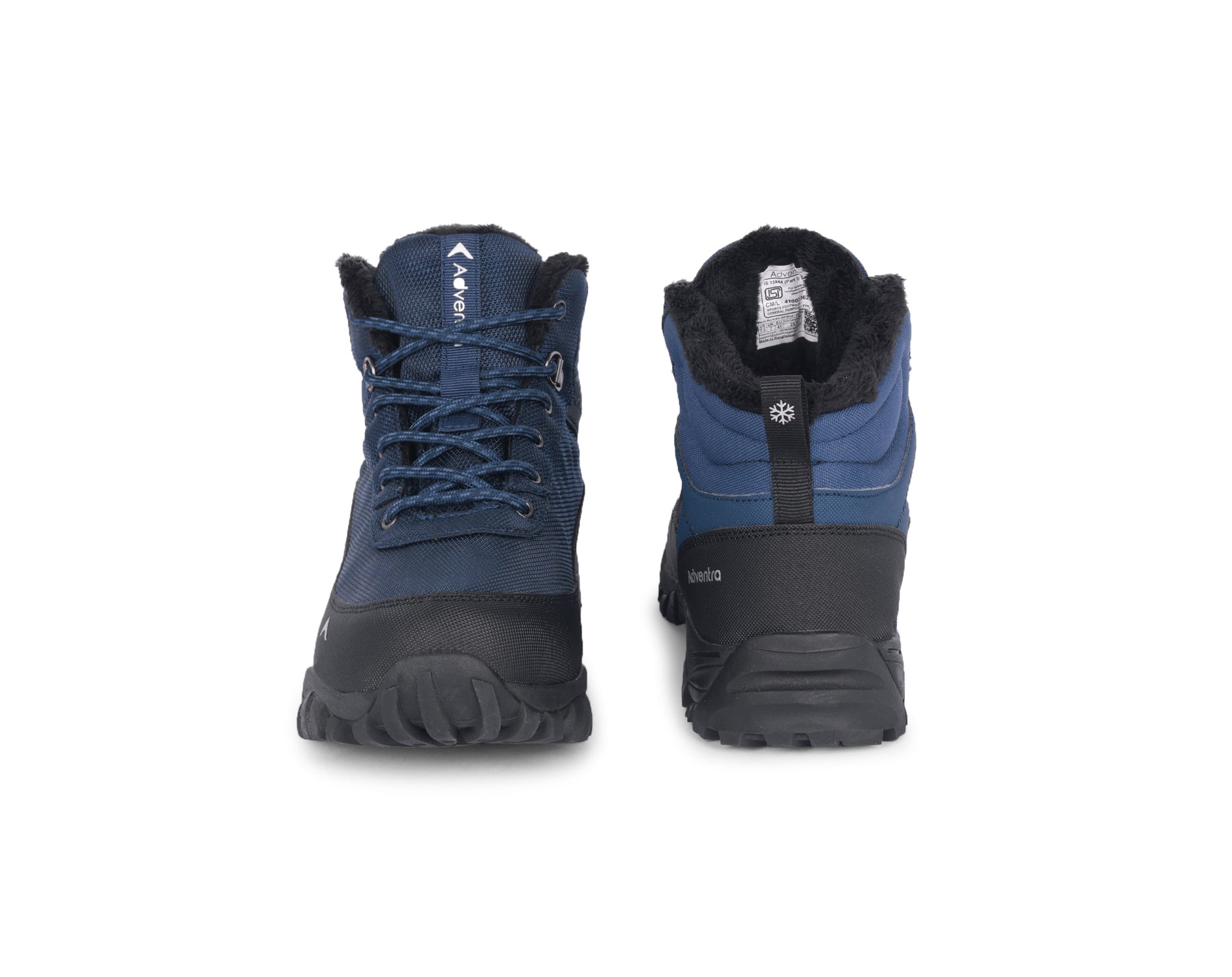 Adventra Men's Warm Waterproof Hiking Shoes | Mountain Shoes | Ultra Grip Sole | Warm (–5°C to –8°C) | ET1100 | Blue-thumbmail-4