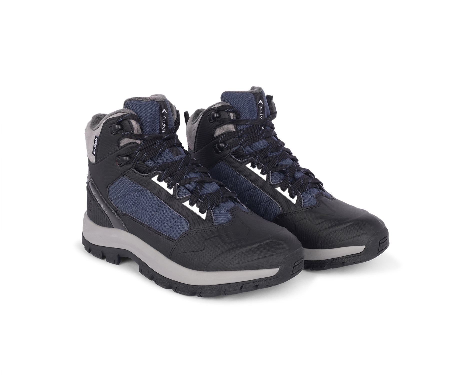 Men Waterproof Mid-Top Hiking Shoes with 3M Insulation (WH1104) Dark Blue-thumbmail-6