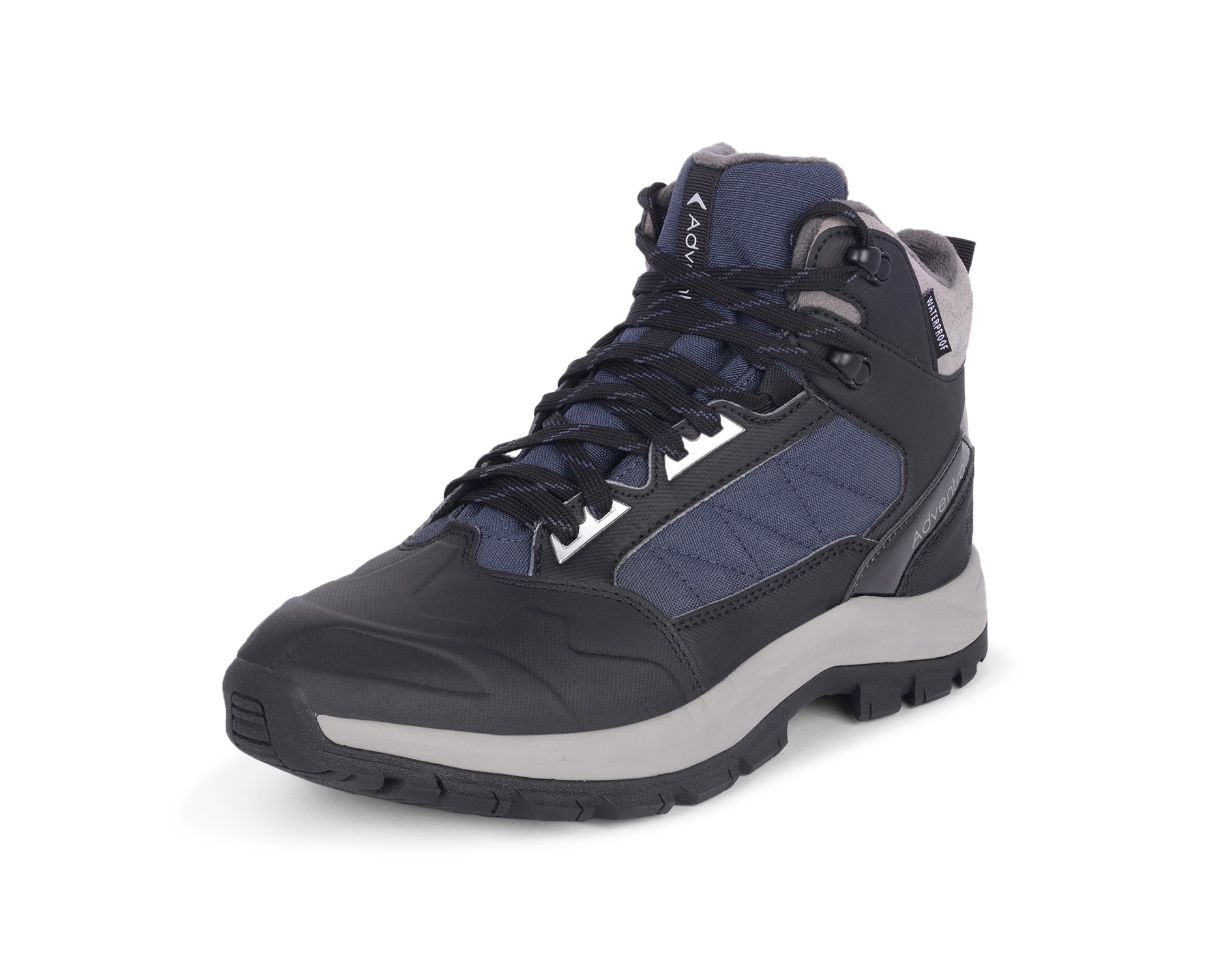 Men Waterproof Mid-Top Hiking Shoes with 3M Insulation (WH1104) Dark Blue-thumbmail-4
