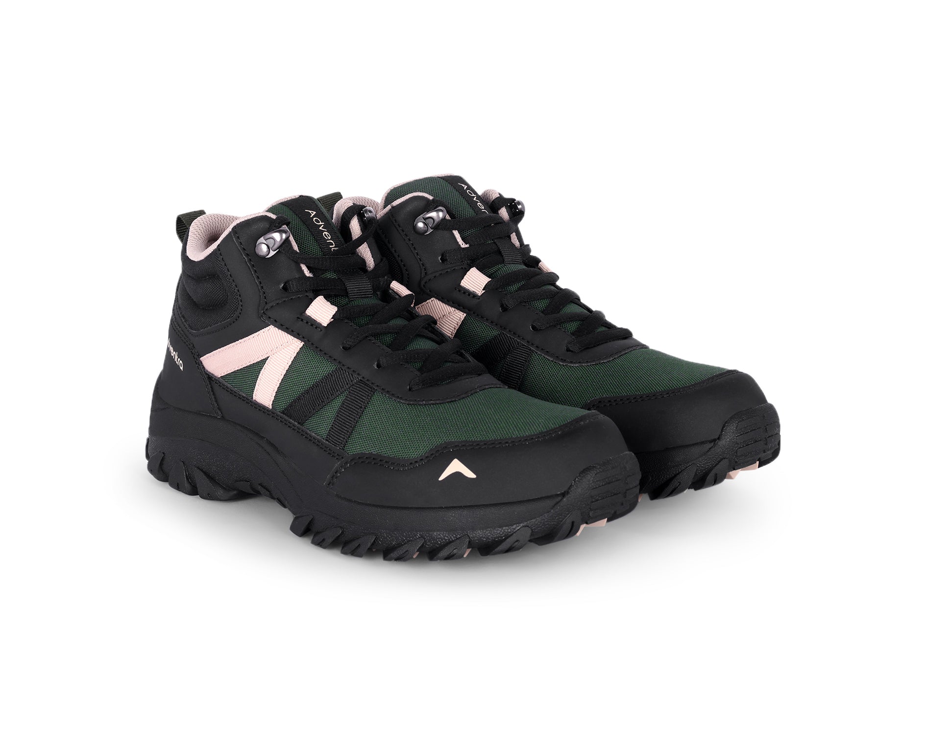 Men Mid-Top Hiking Shoes with Anti-Skid Full Rubber Sole (EH900) Green-thumbmail-4
