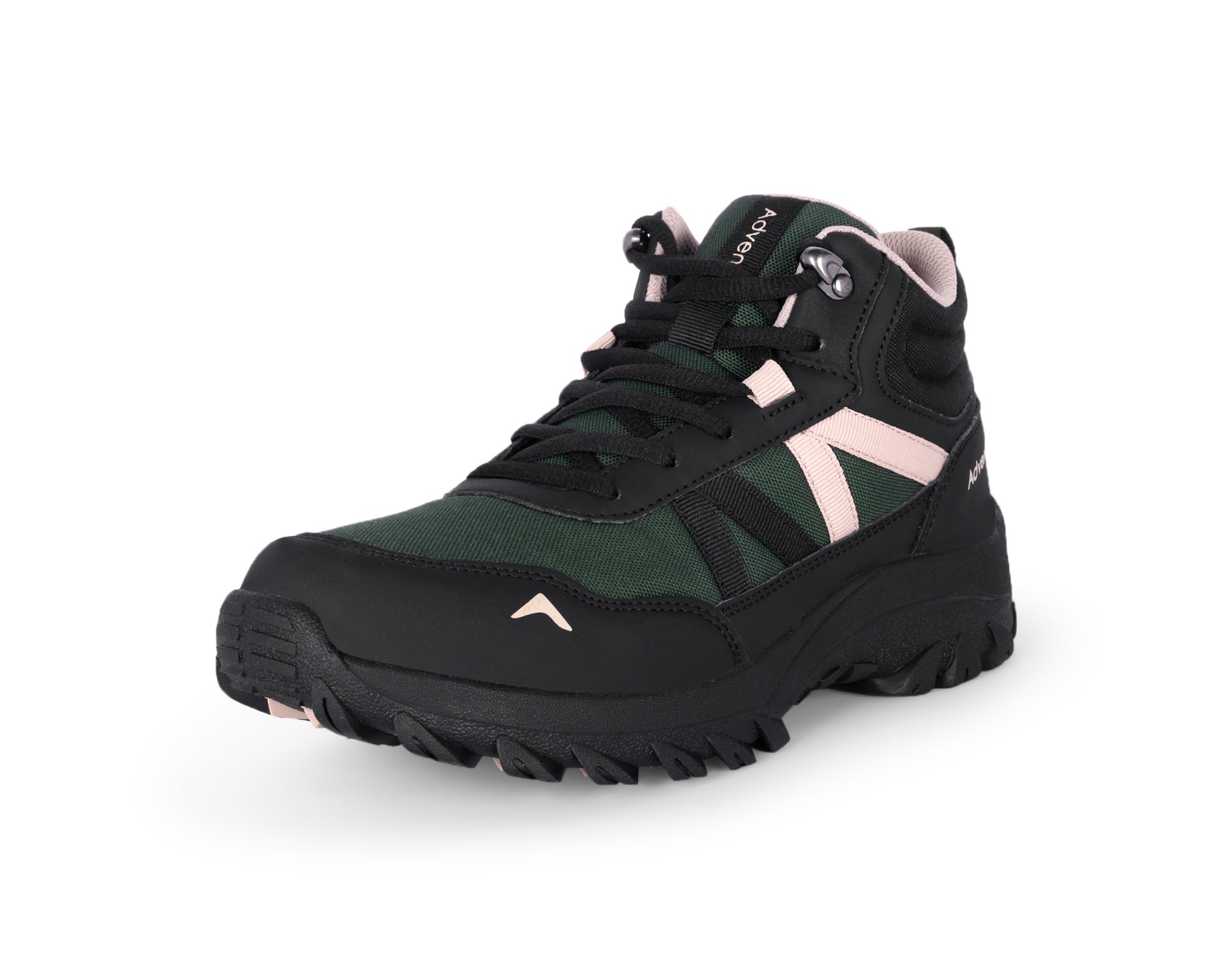 Men Mid-Top Hiking Shoes with Anti-Skid Full Rubber Sole (EH900) Green-thumbmail-6