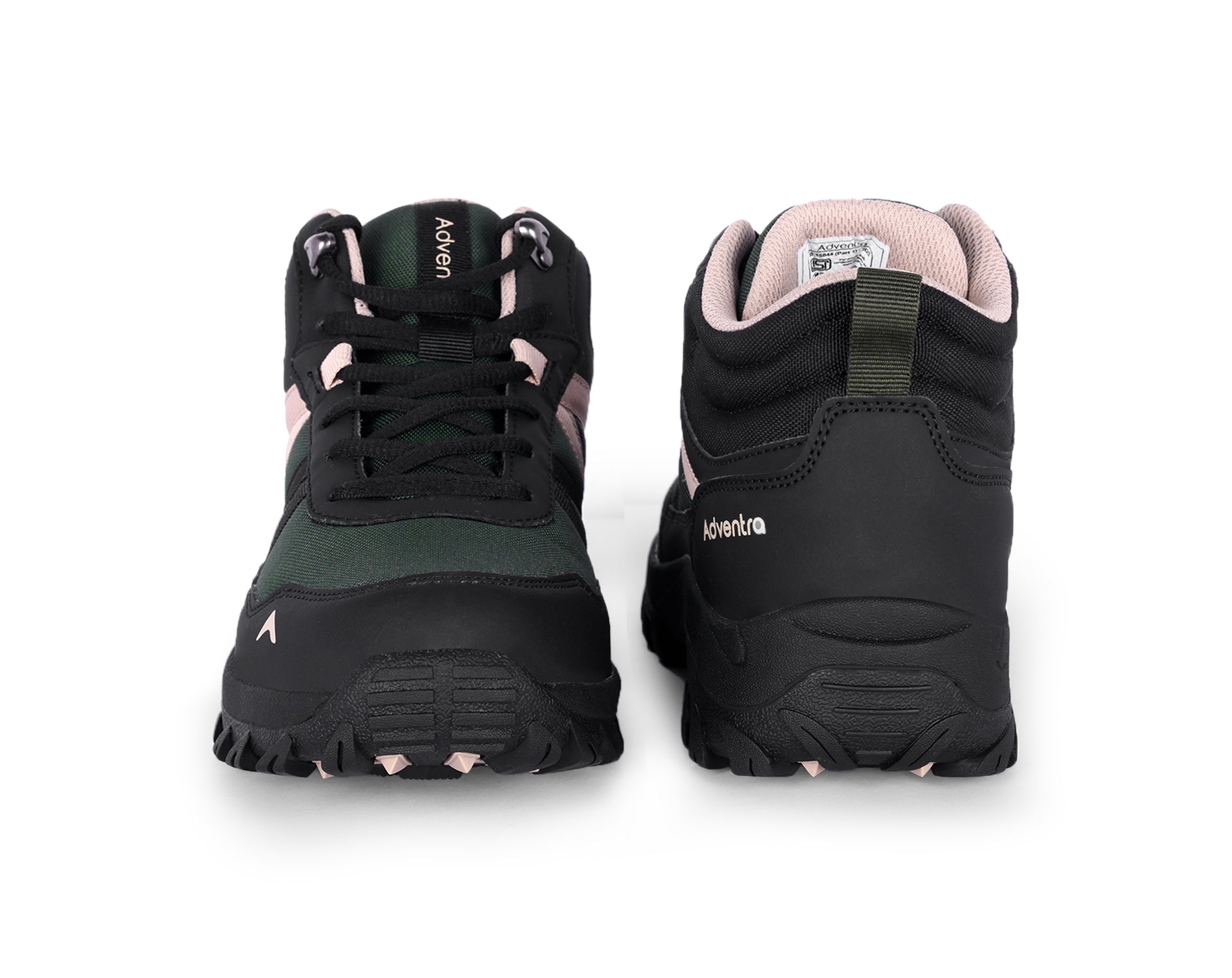 Men Mid-Top Hiking Shoes with Anti-Skid Full Rubber Sole (EH900) Green-thumbmail-5