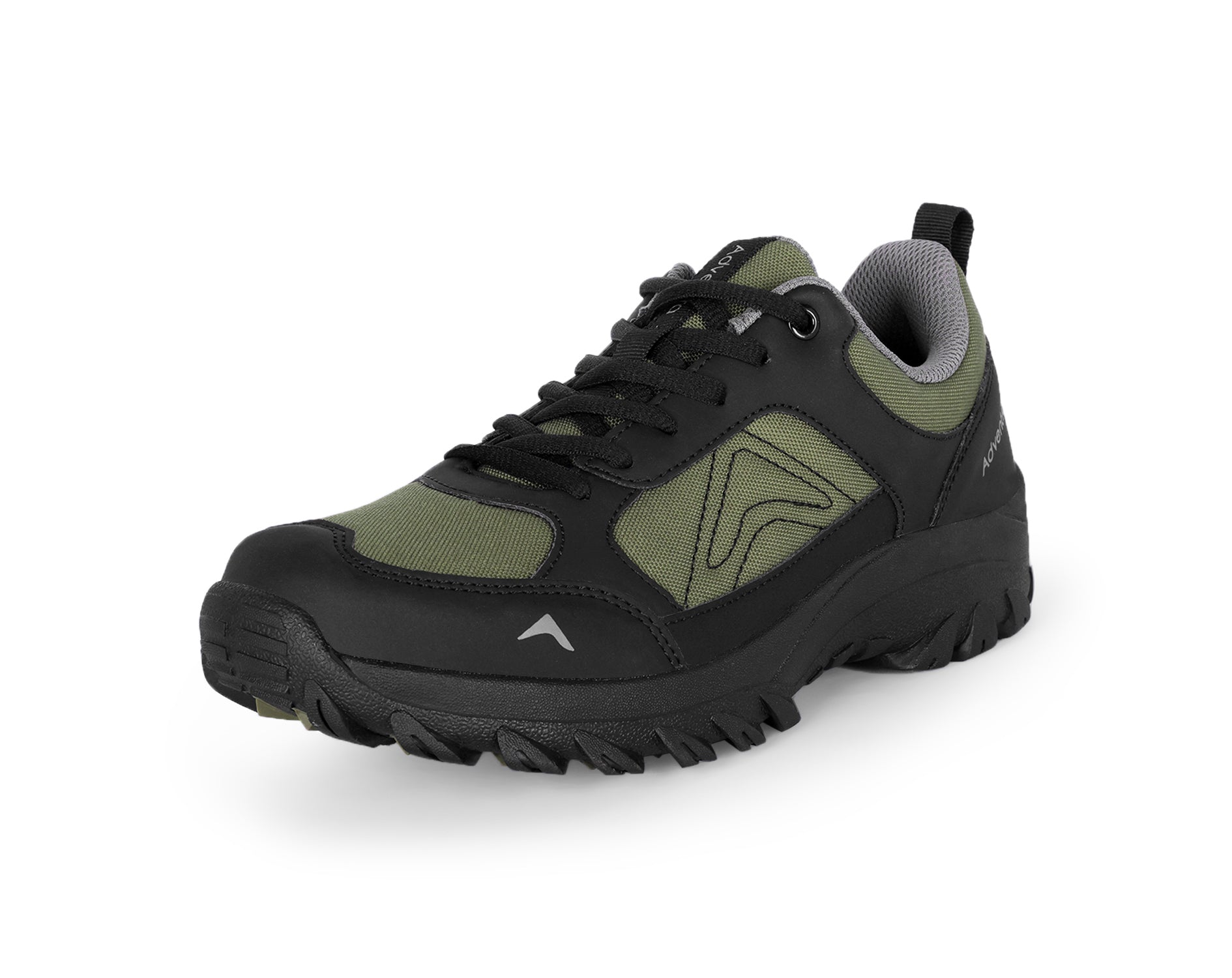 Low-Top Hiking Shoes with Anti-Skid Rubber Sole (EH500) Olive Green-thumbmail-5
