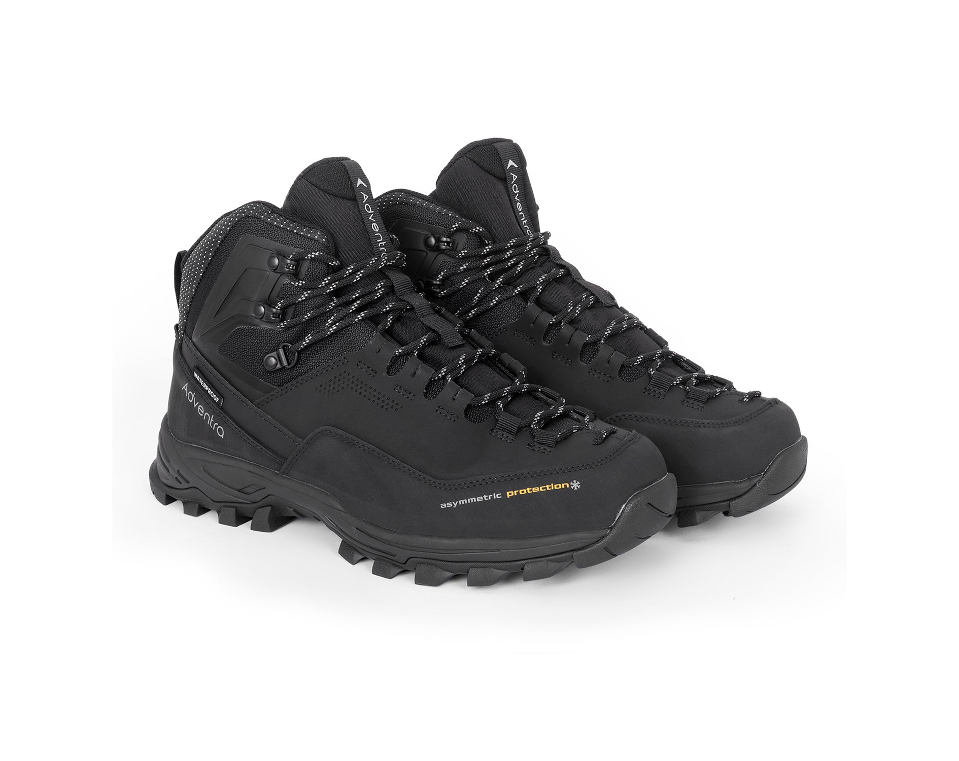 Men Waterproof Mid-Top Hiking Shoes with 3M Insulation (WH1106) Black-thumbmail-5
