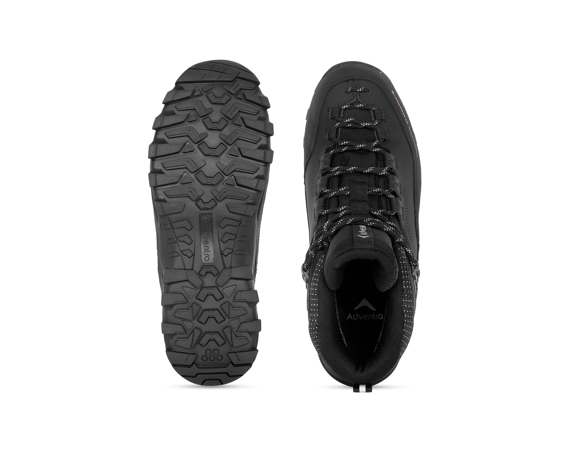 Men Waterproof Mid-Top Hiking Shoes with 3M Insulation (WH1106) Black-thumbmail-6