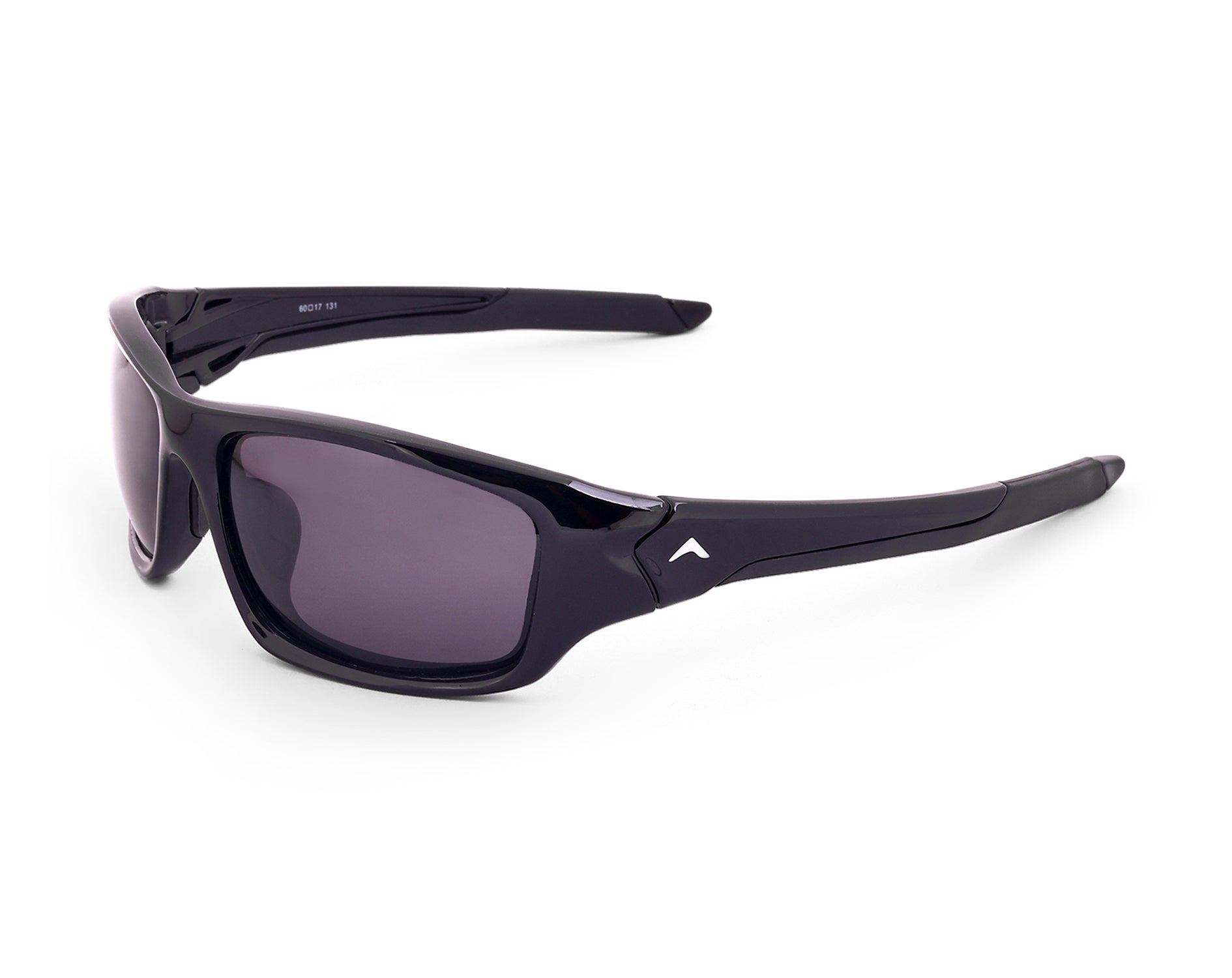 Polarised Wraparound Sunglasses UV Protected Black (WH1101)-thumbmail-2