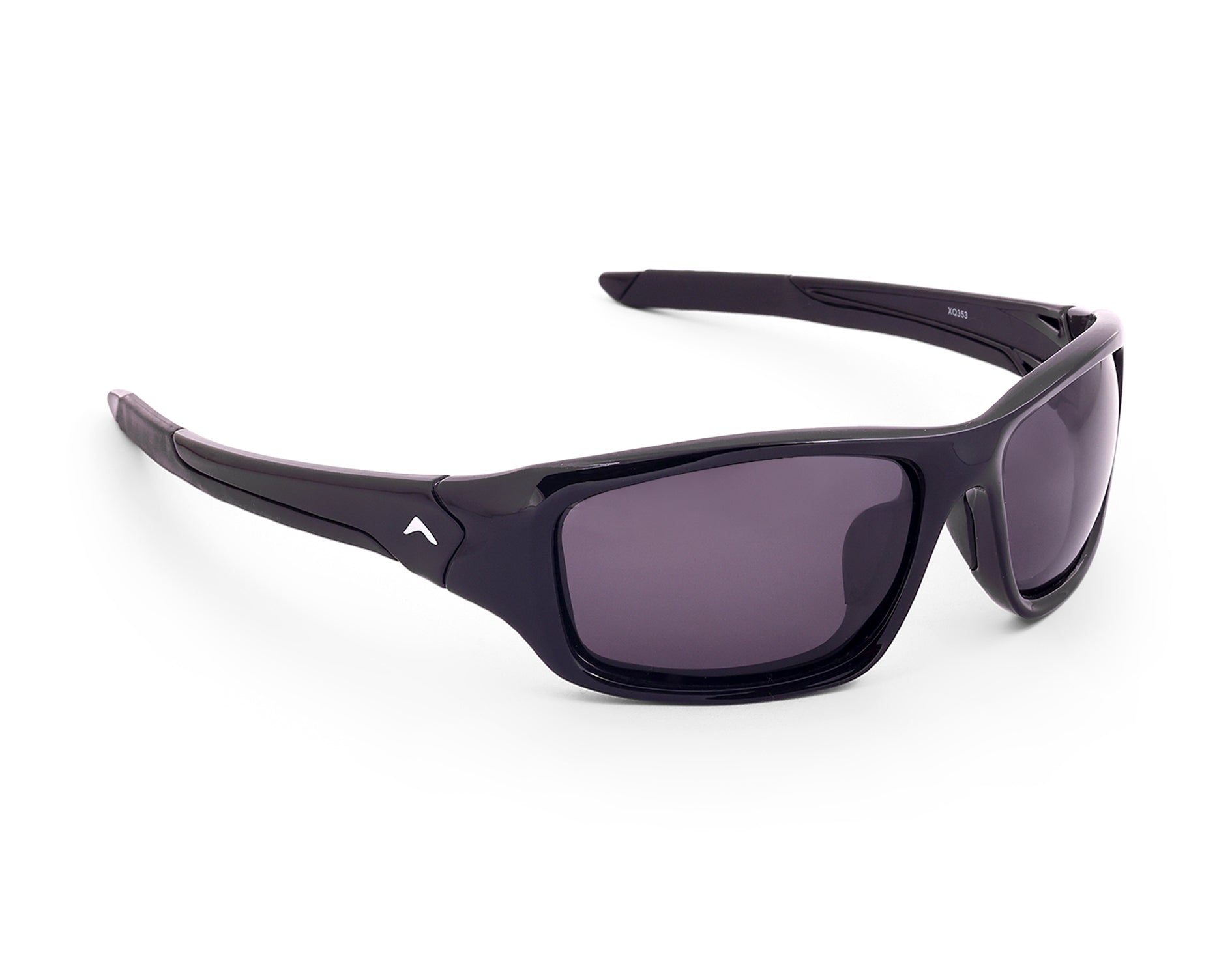 Polarised Wraparound Sunglasses UV Protected Black (WH1101)-thumbmail-3