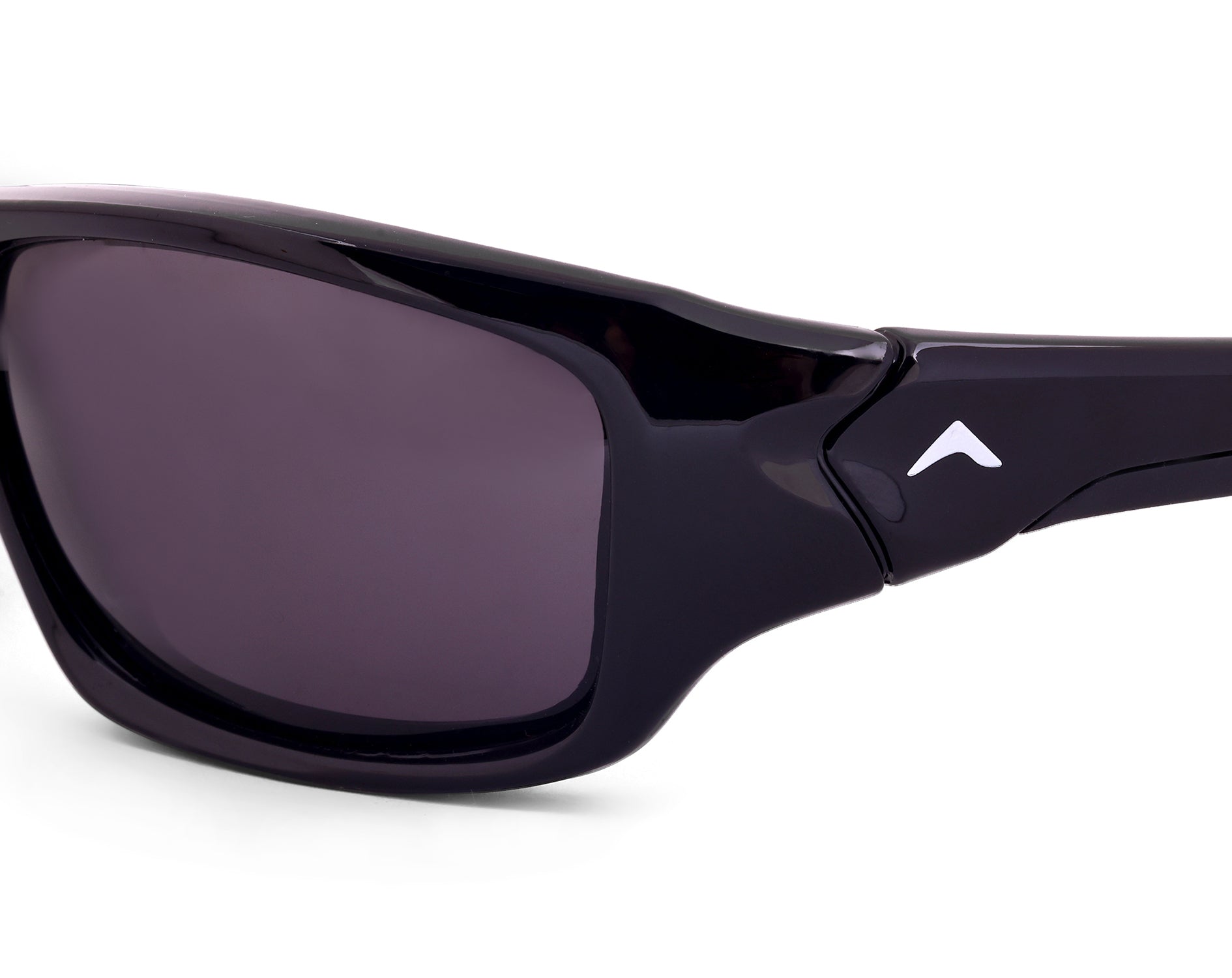 Polarised Wraparound Sunglasses UV Protected Black (WH1101)-thumbmail-5