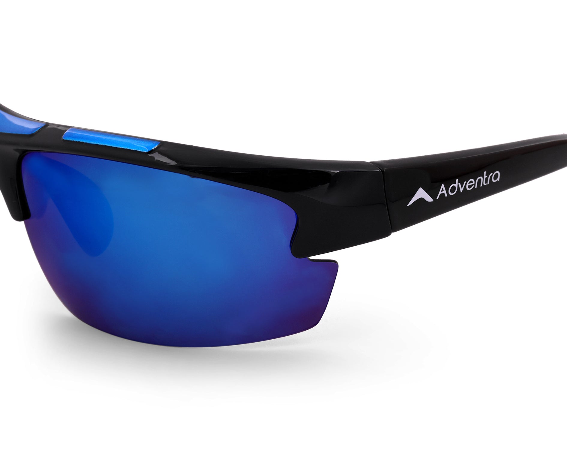 Polarised Wraparound Sunglasses with Revo Coated Lens – Blue-Black (WH1103)-thumbmail-4