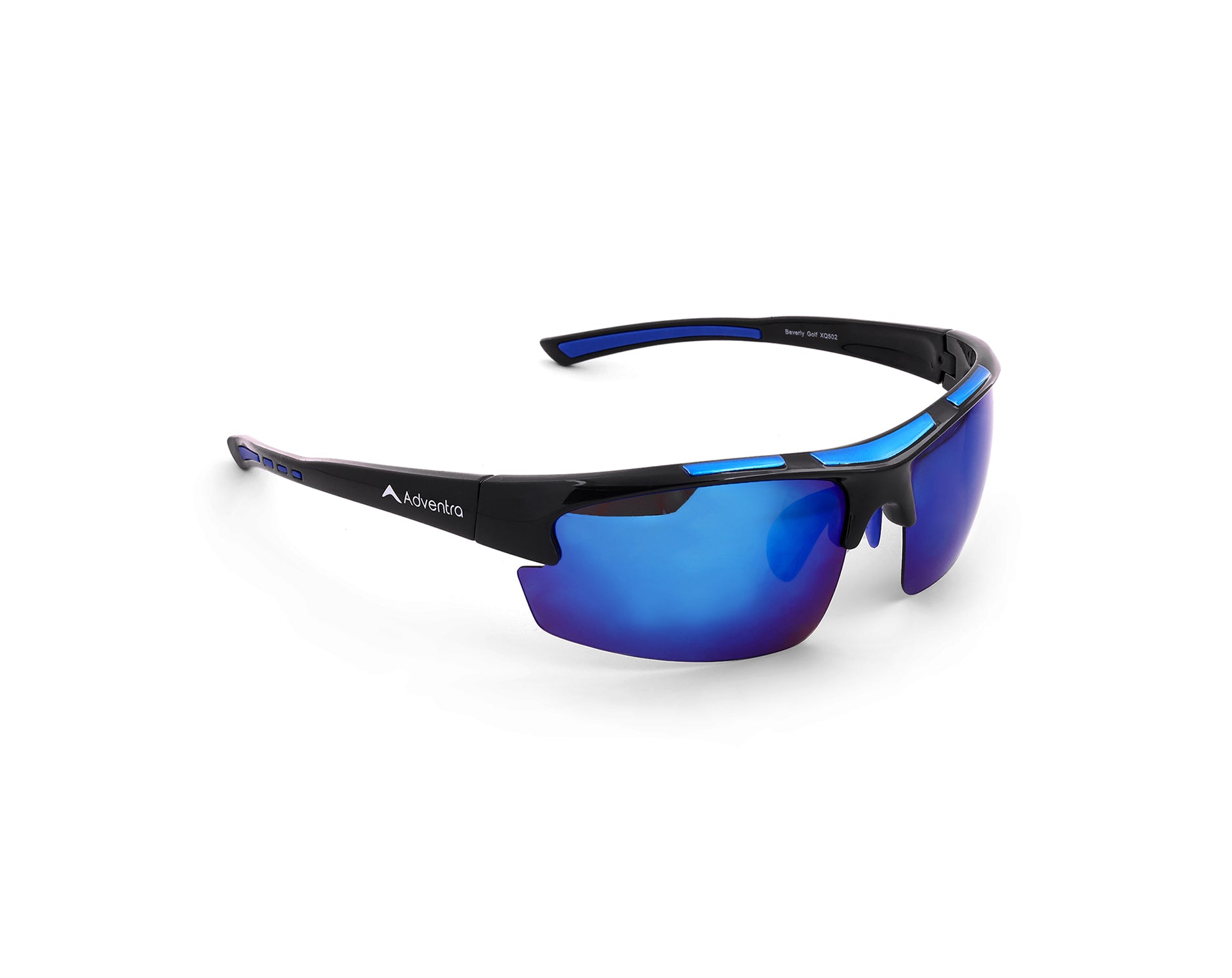 Polarised Wraparound Sunglasses with Revo Coated Lens – Blue-Black (WH1103)-thumbmail-5