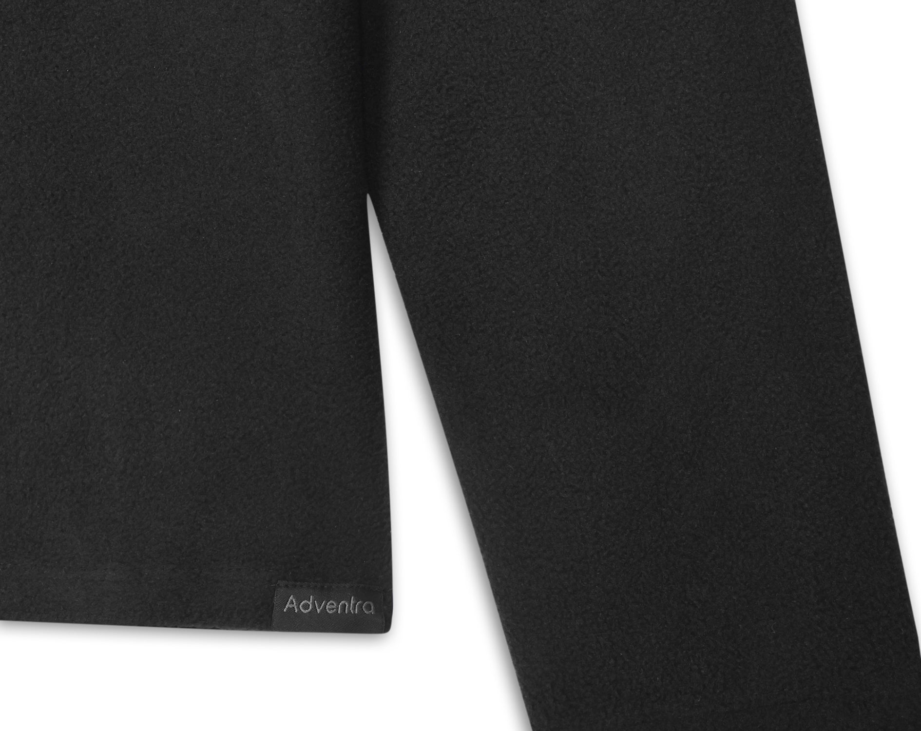 Kids Half Zip Fleece Jacket – Lightweight (ET1000) Black-thumbmail-2