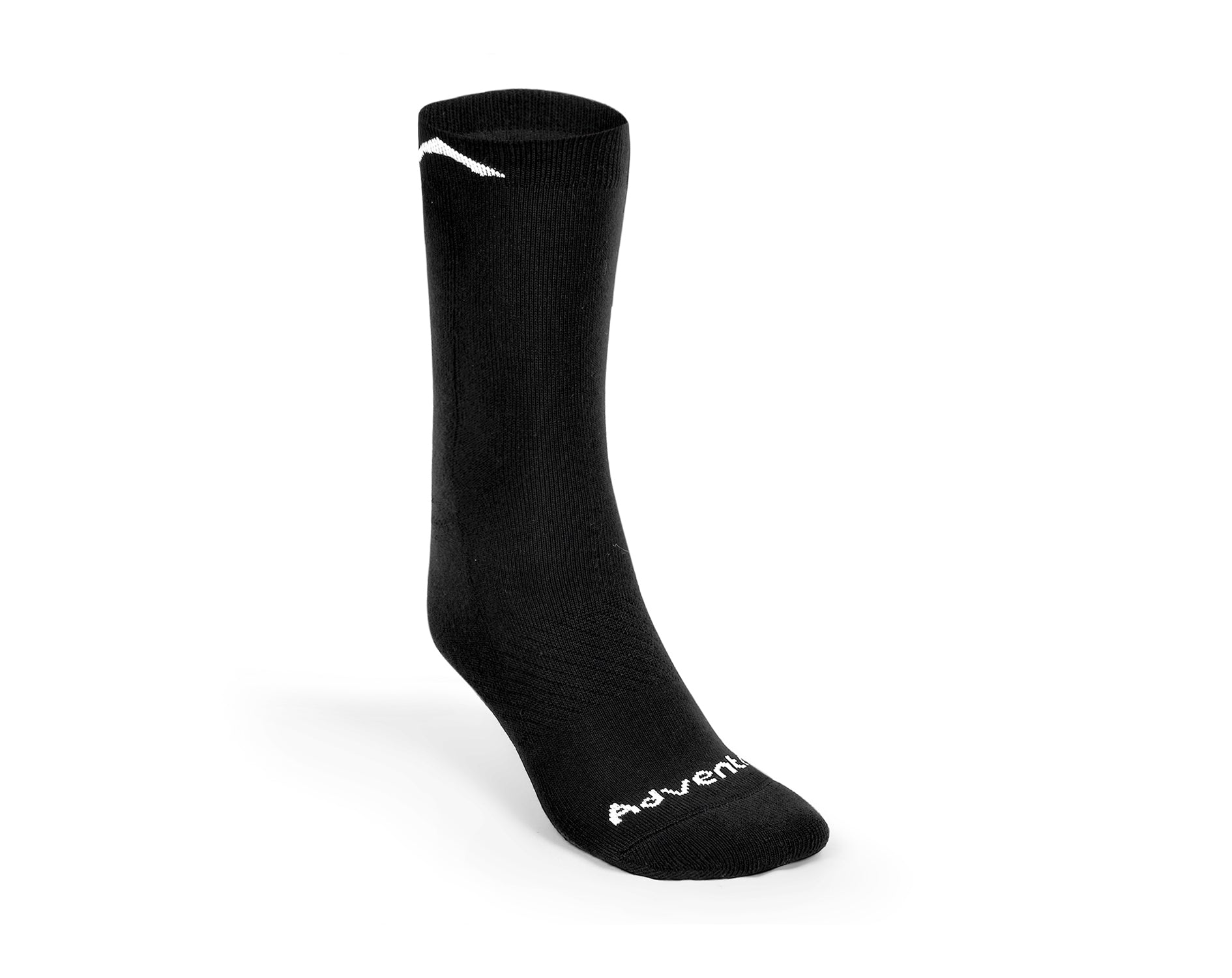 Mid-Calf Sports Socks – Pack of 2 (WH500) – Black