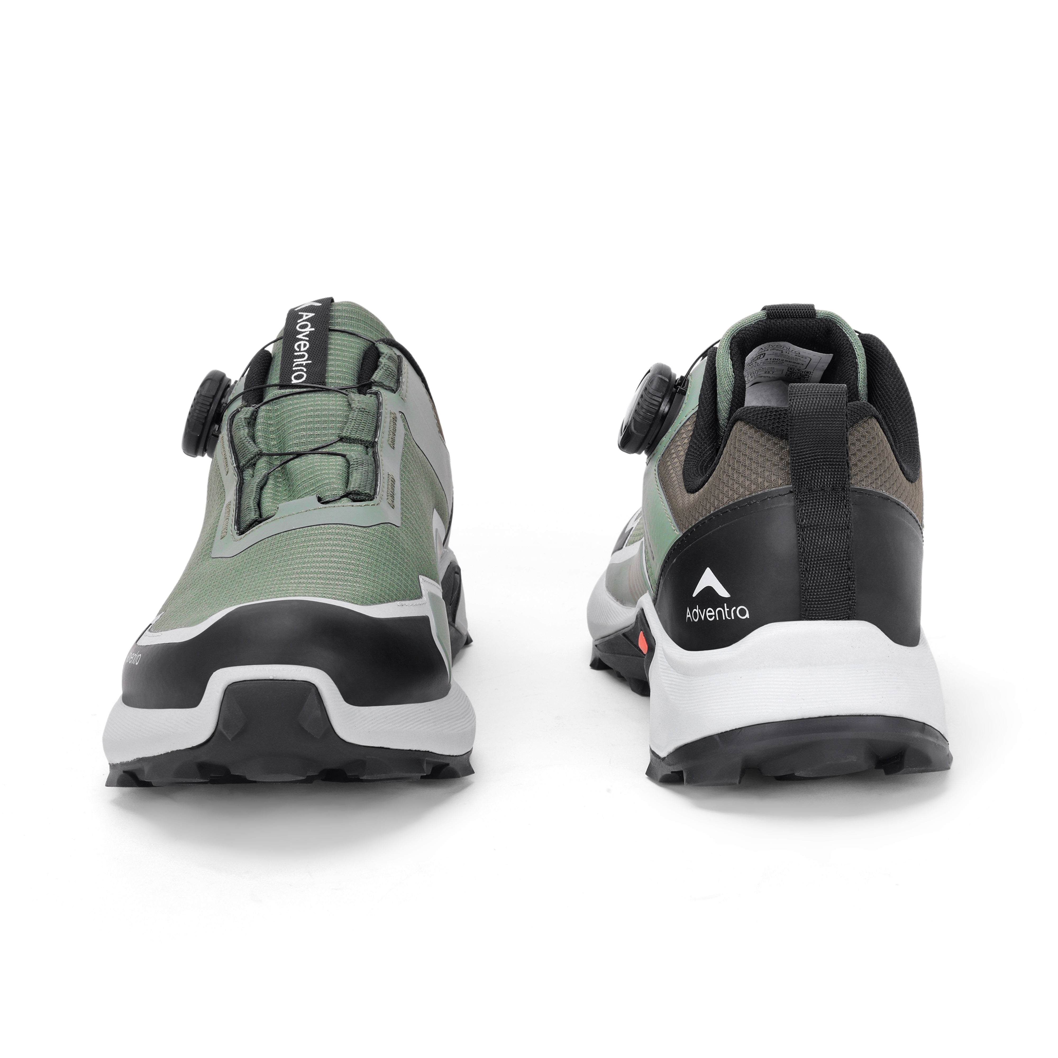 Men Waterproof Low-Top Hiking Shoes with Auto-Lacing (ET1102) Olive Green-thumbmail-6