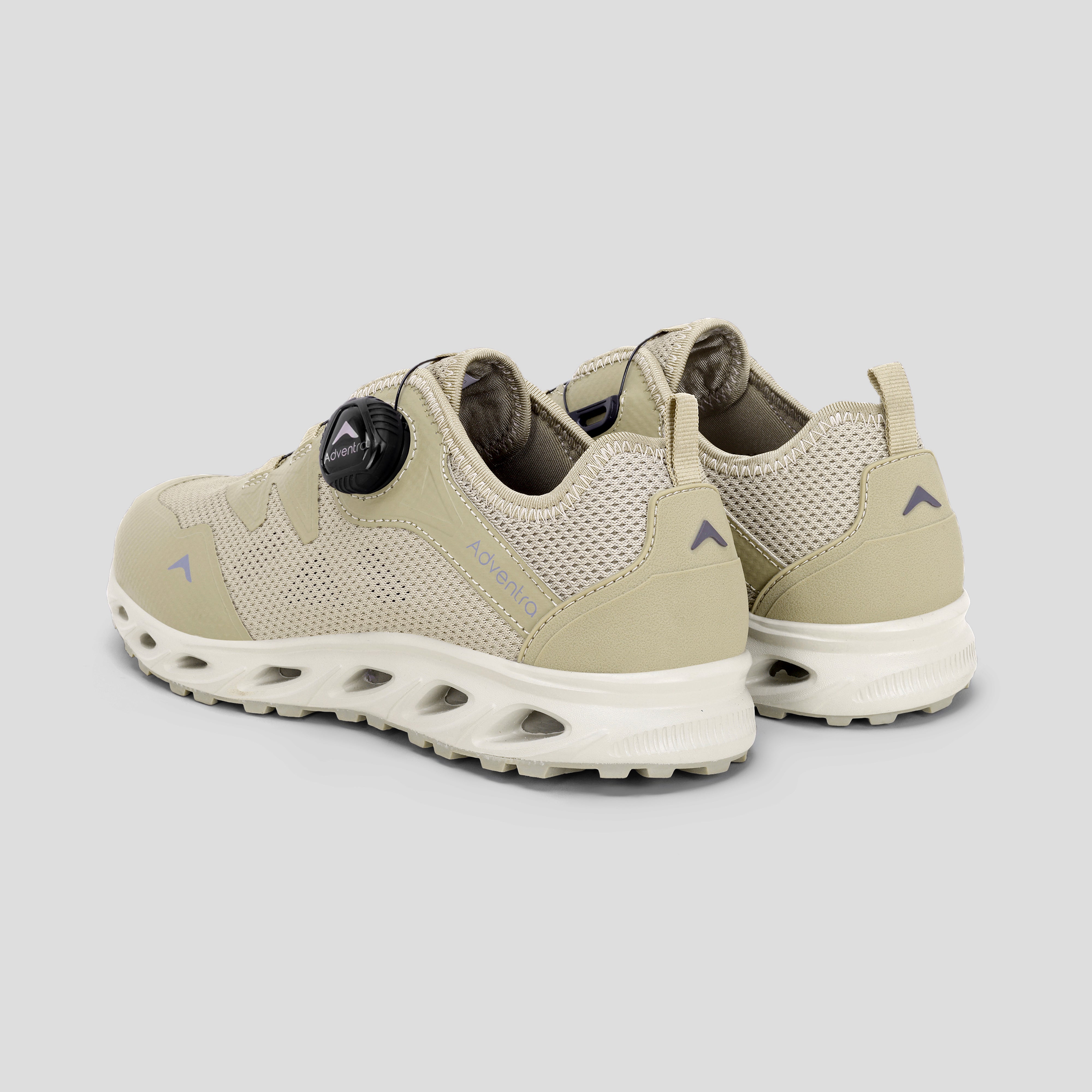 Men Lightweight Ultra Grip Hiking Shoes with Auto Lace (ET1109) Beige-thumbmail-4