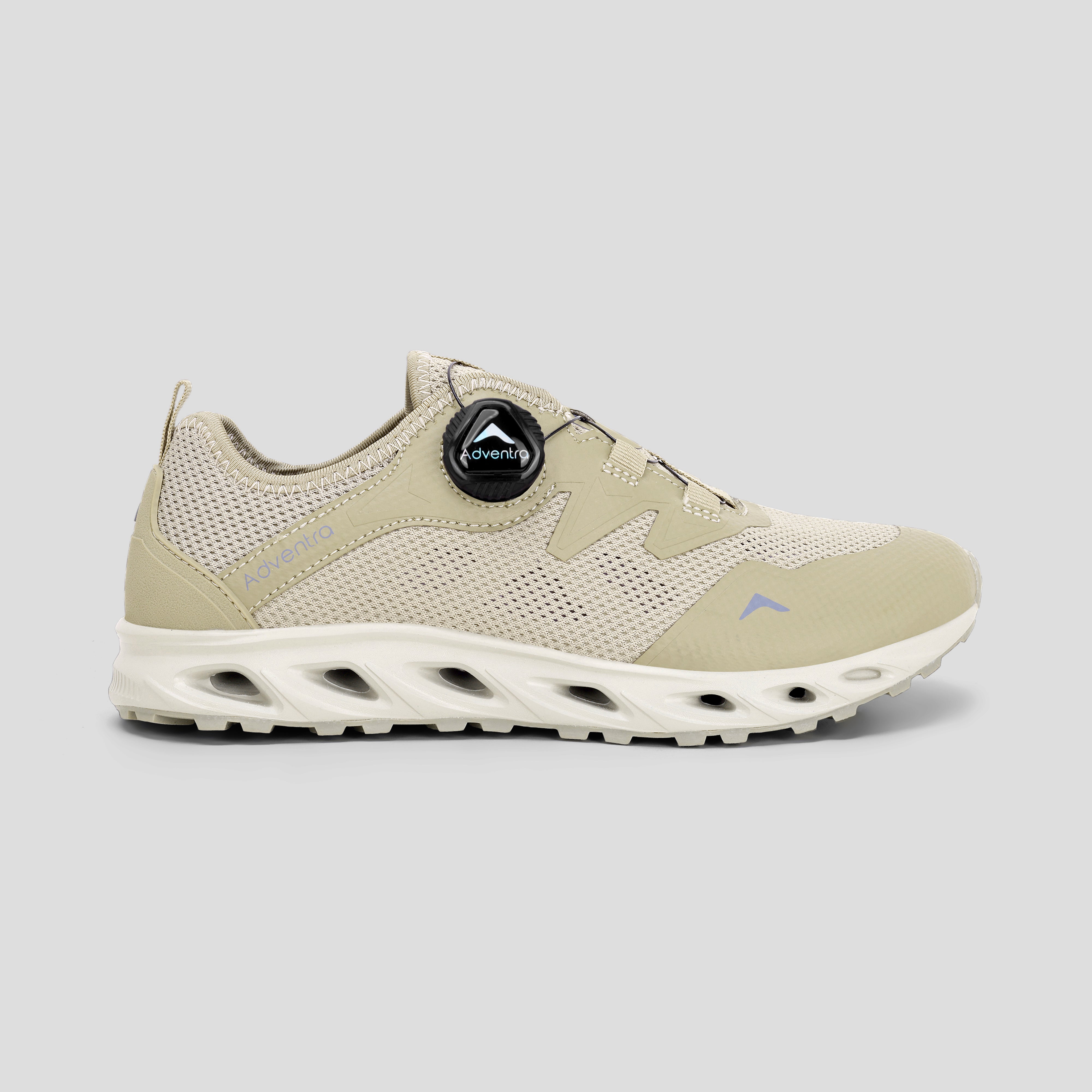 Men Lightweight Ultra Grip Hiking Shoes with Auto Lace (ET1109) Beige-thumbmail-5