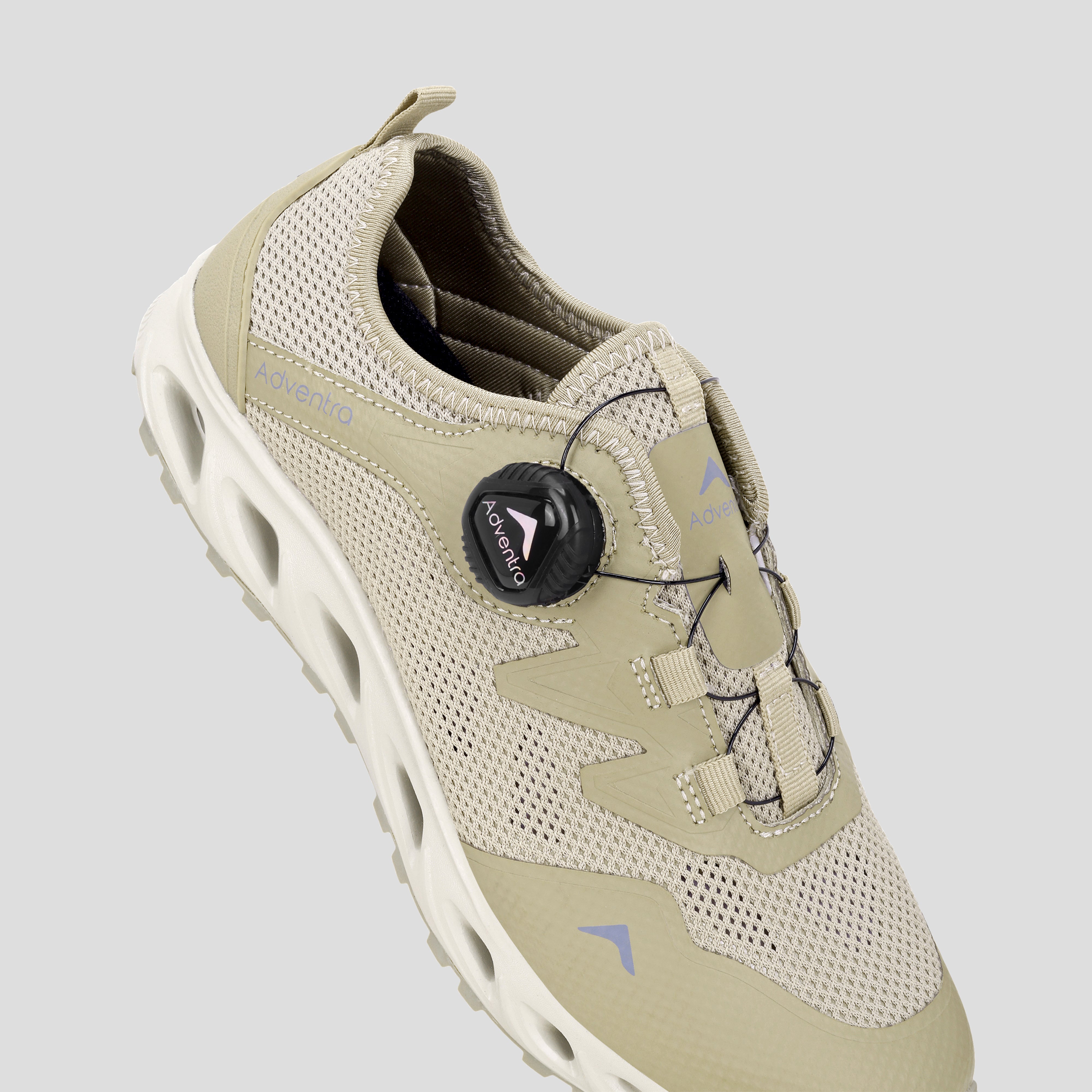 Men Lightweight Ultra Grip Hiking Shoes with Auto Lace (ET1109) Beige-thumbmail-6