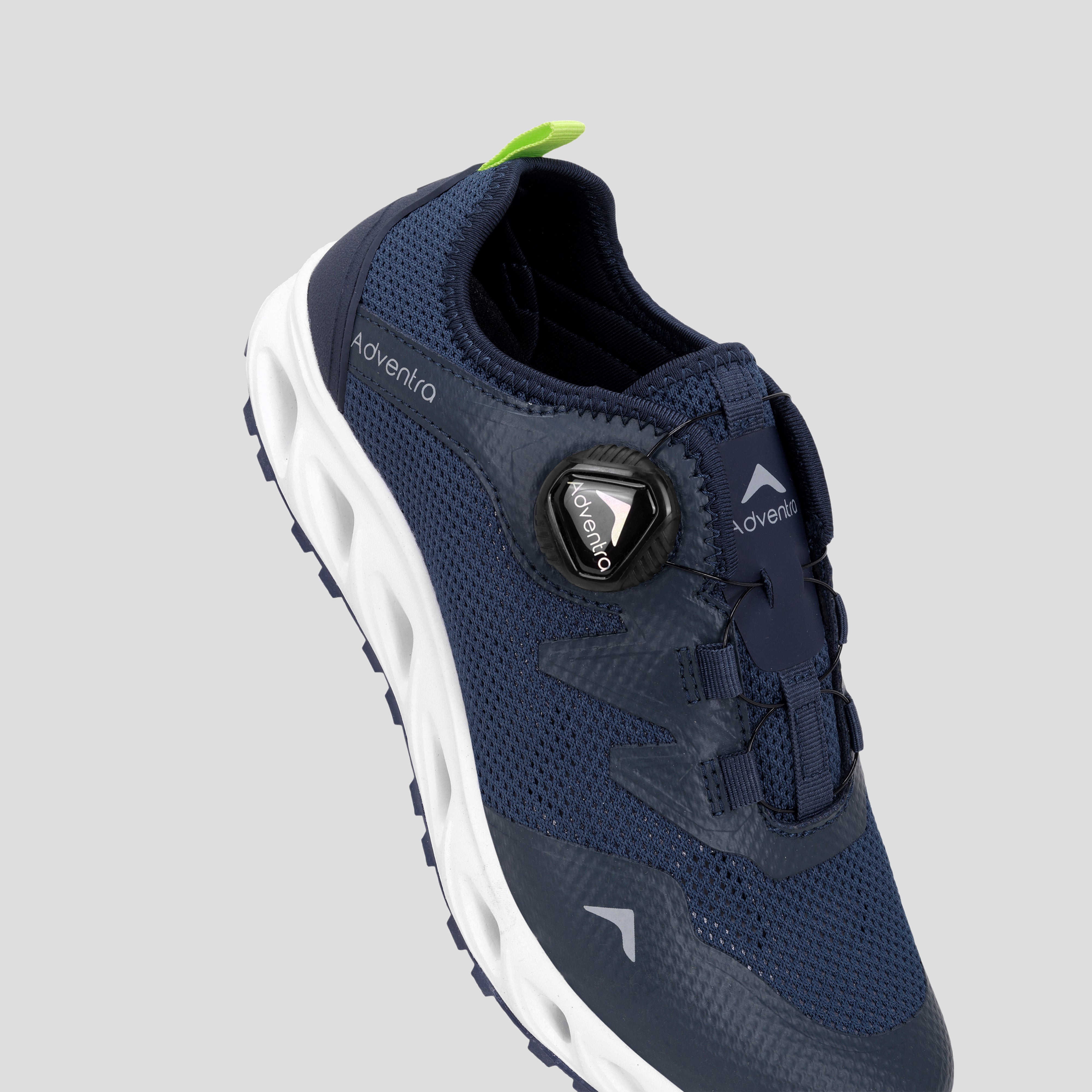 Men Lightweight Ultra Grip Hiking Shoes with Auto Lace (ET1109) Navy-thumbmail-4