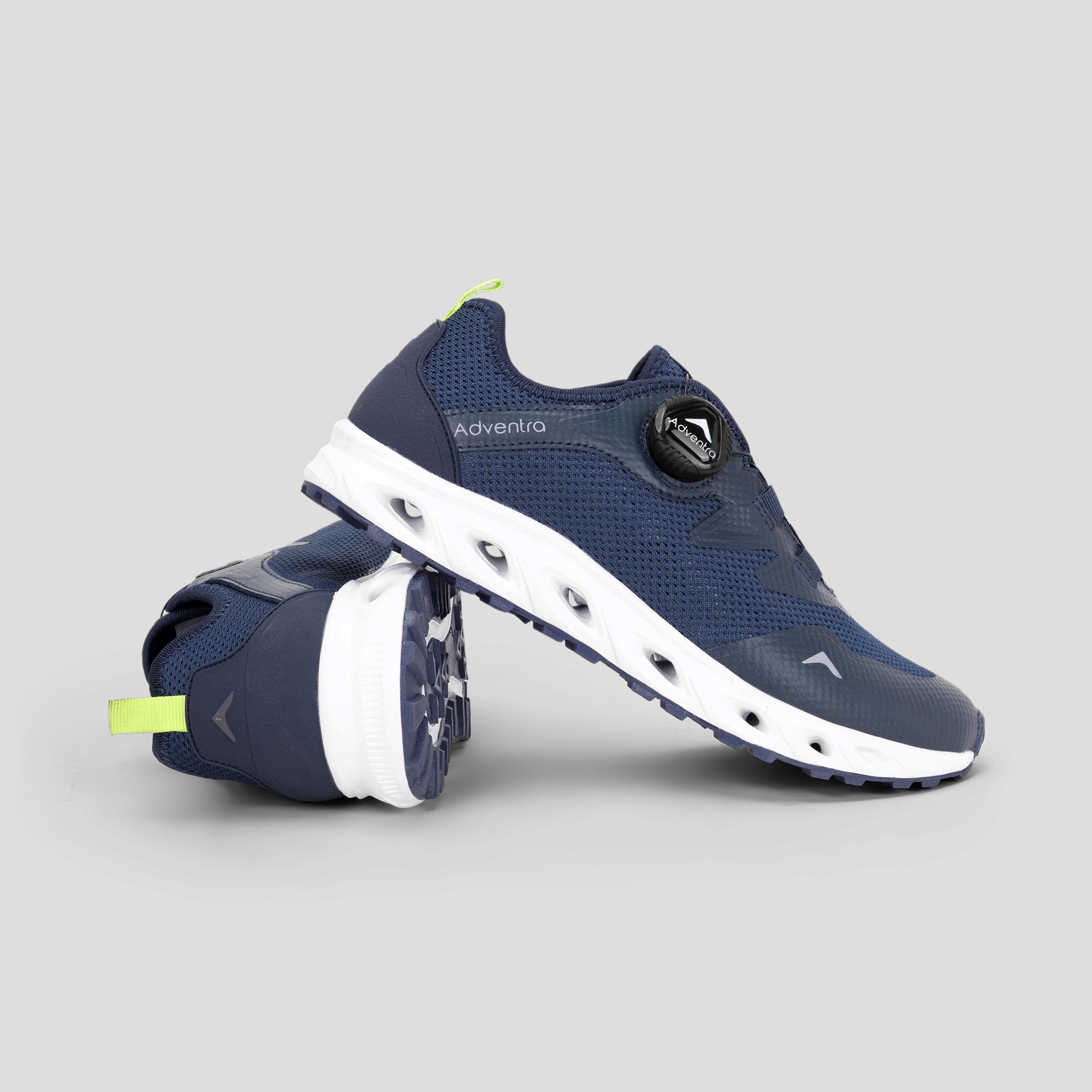 Men Lightweight Ultra Grip Hiking Shoes with Auto Lace (ET1109) Navy-thumbmail-7