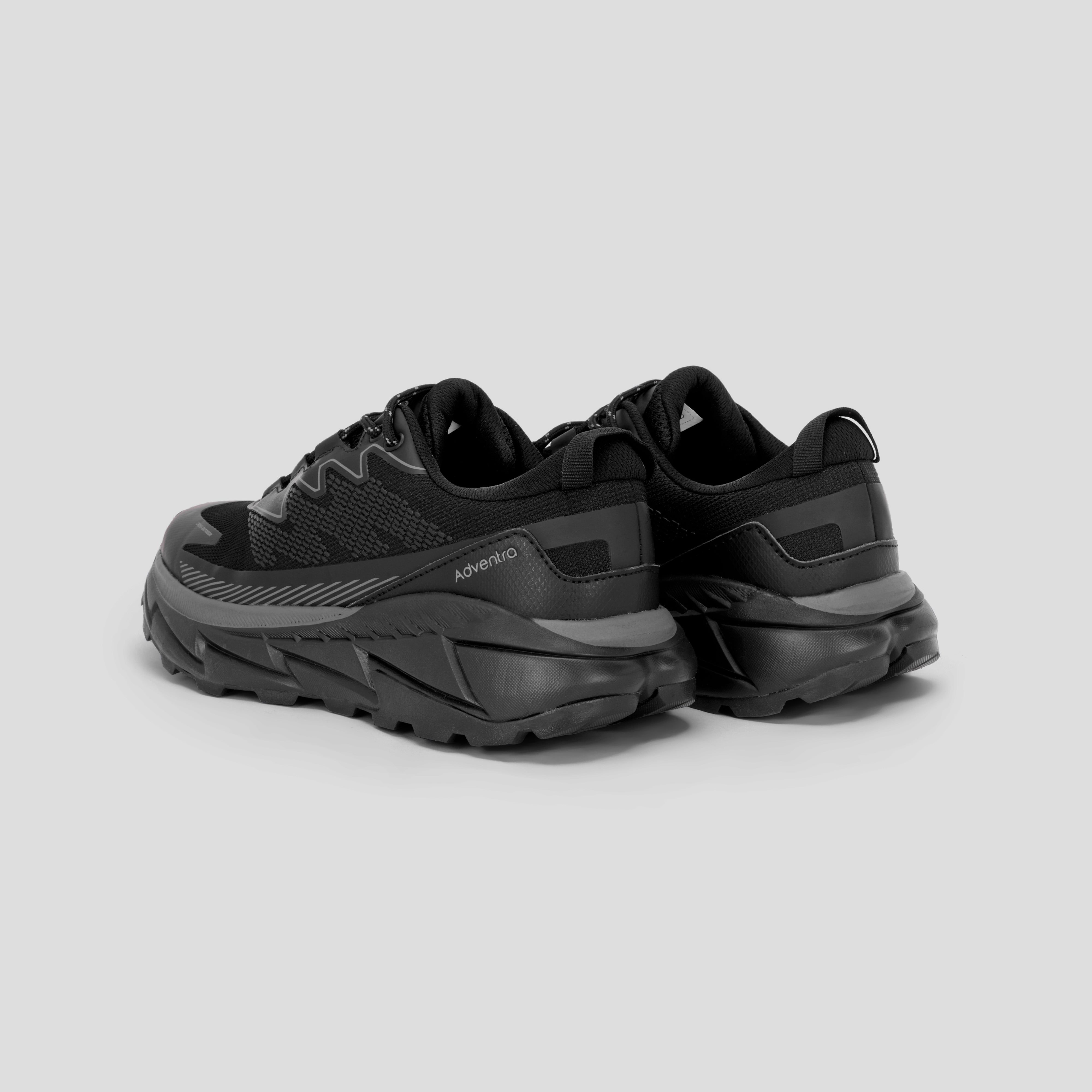 Men Trail Running Ultra Grip Lightweight Shoes (TR2011) Black-thumbmail-4
