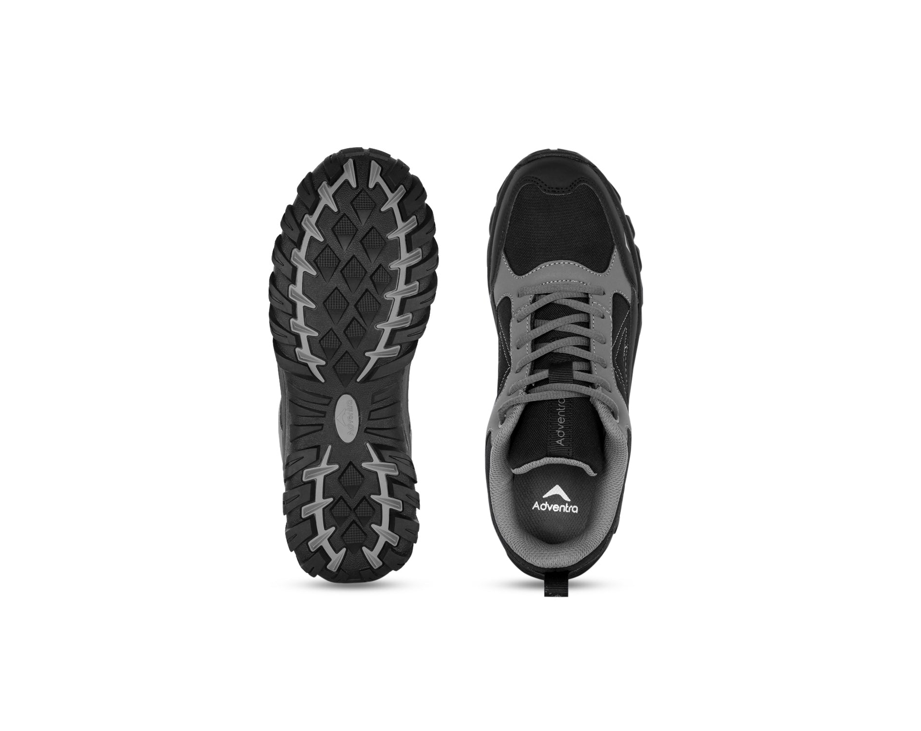 Low-Top Hiking Shoes with Anti-Skid Rubber Sole (EH500) Grey-thumbmail-5