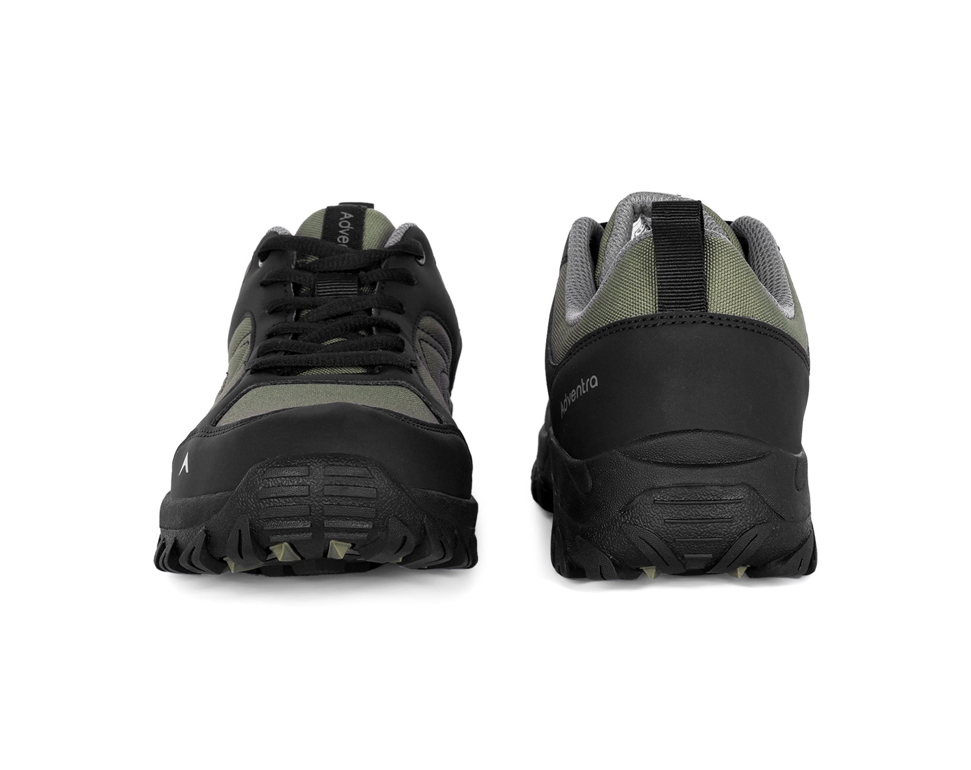 Low-Top Hiking Shoes with Anti-Skid Rubber Sole (EH500) Olive Green-thumbmail-2