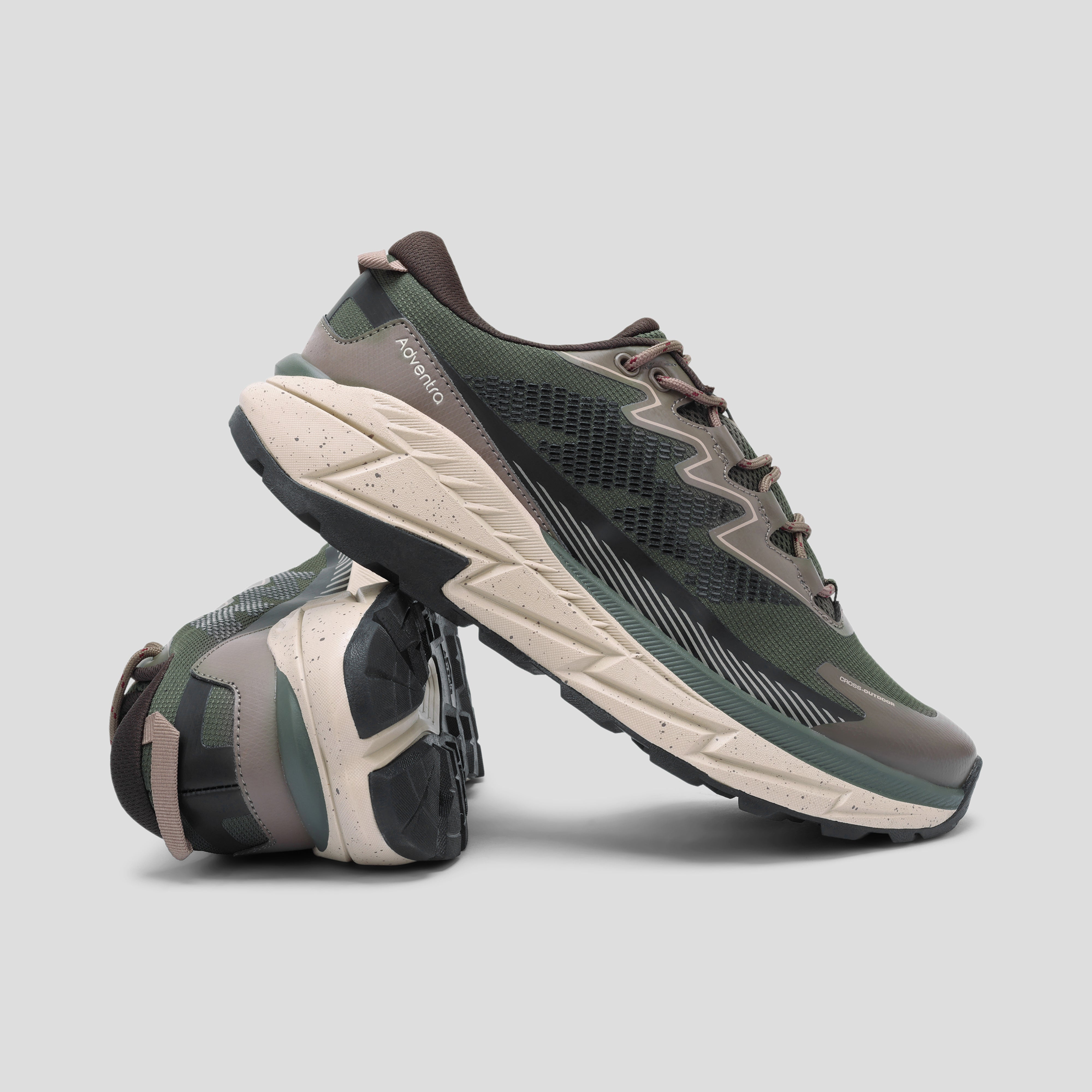 Men Trail Running Ultra Grip Lightweight Shoes (TR2011) Green-thumbmail-4