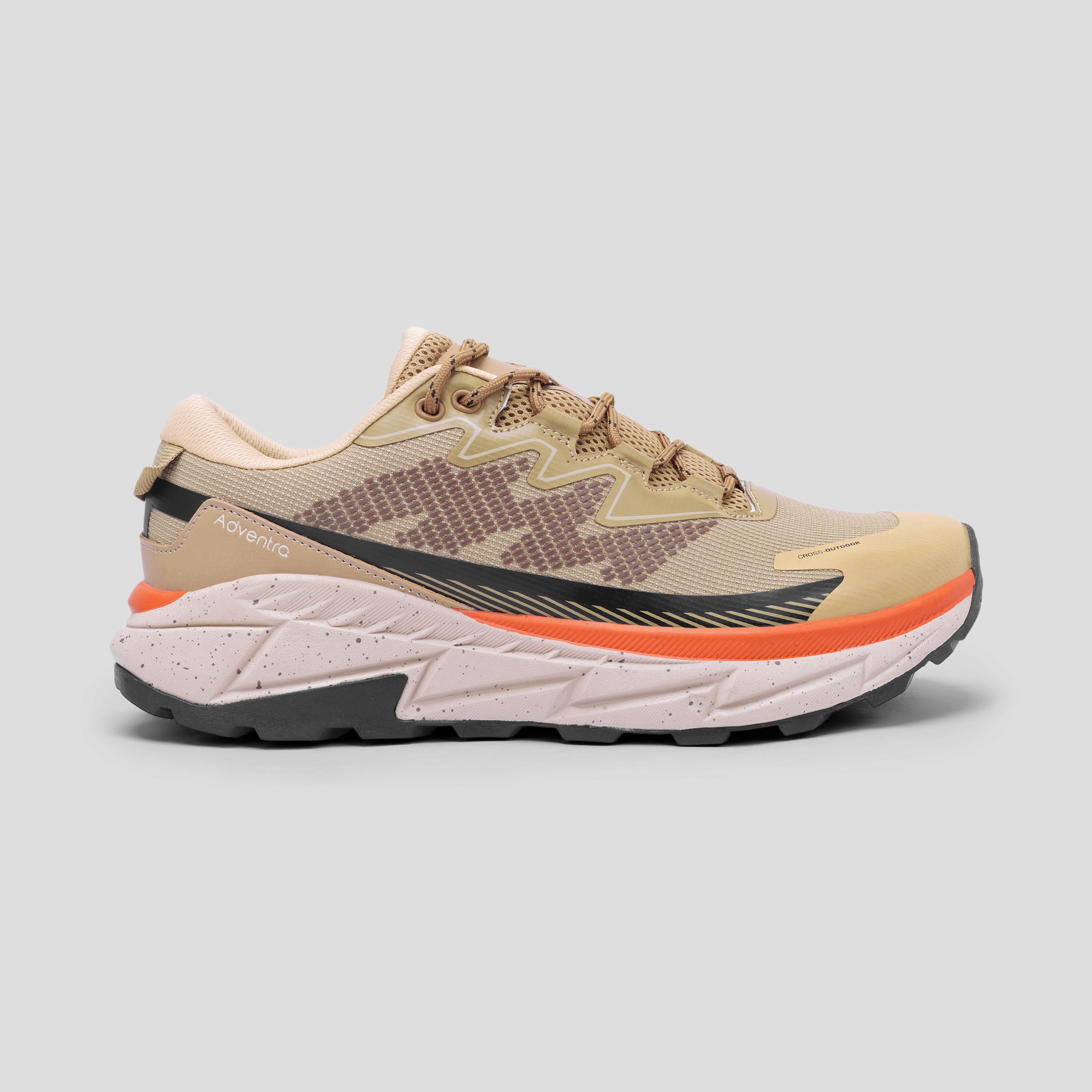 Men Trail Running Ultra Grip Lightweight Shoes (TR2011) Beige-thumbmail-3
