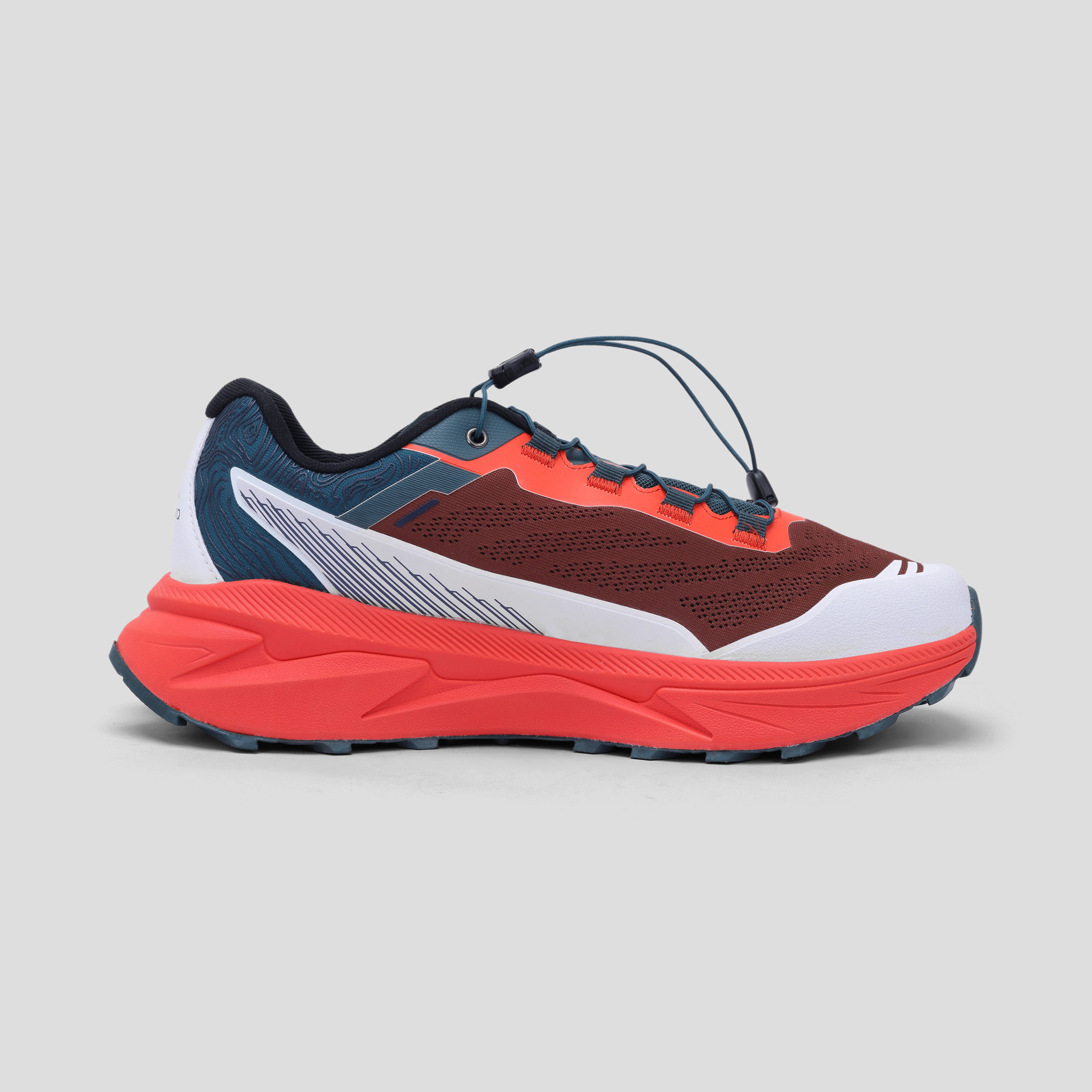 Men Trail Running Ultra Grip Lightweight Sports Shoes (TR2012) Orange-Red-thumbmail-4