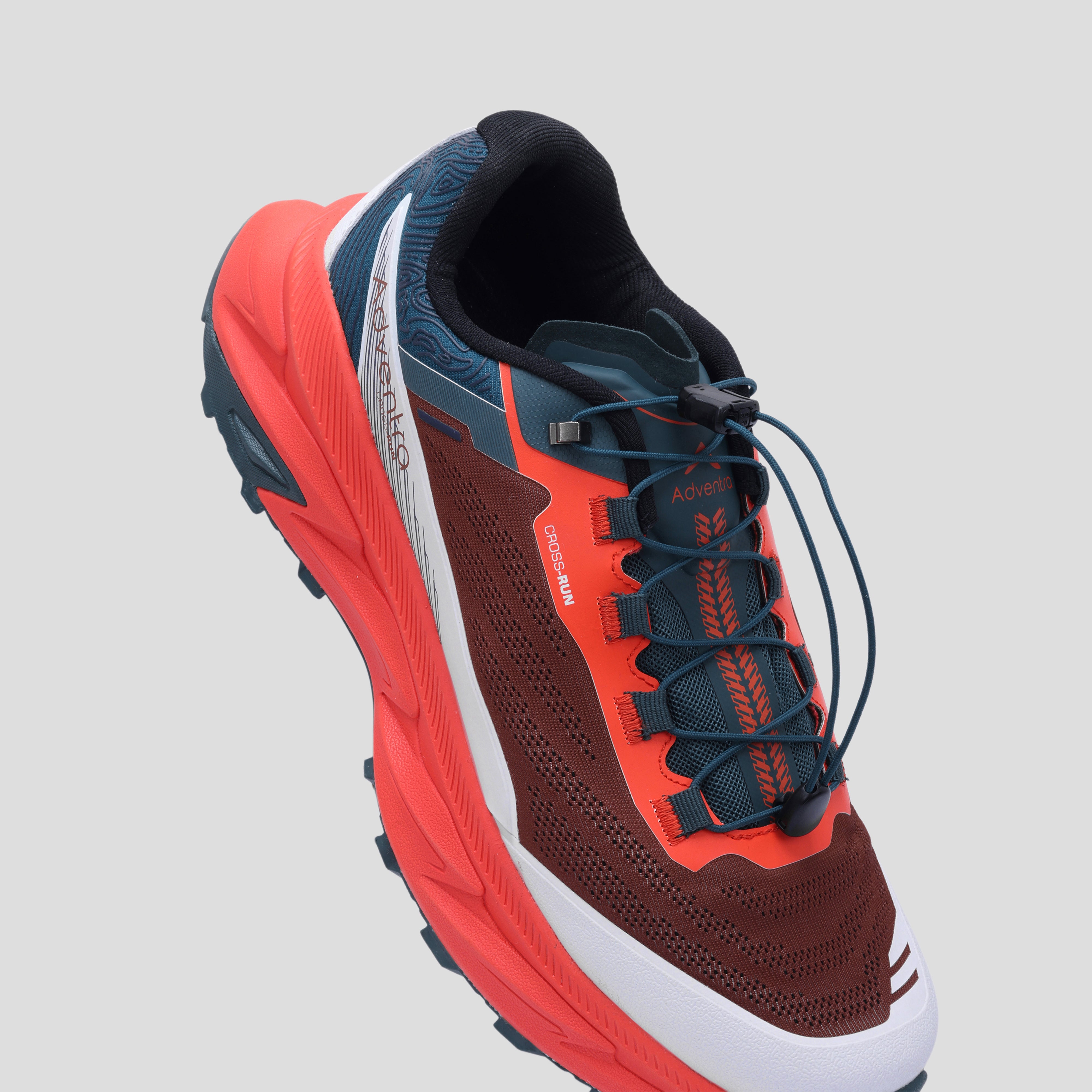 Men Trail Running Ultra Grip Lightweight Sports Shoes (TR2012) Orange-Red-thumbmail-7