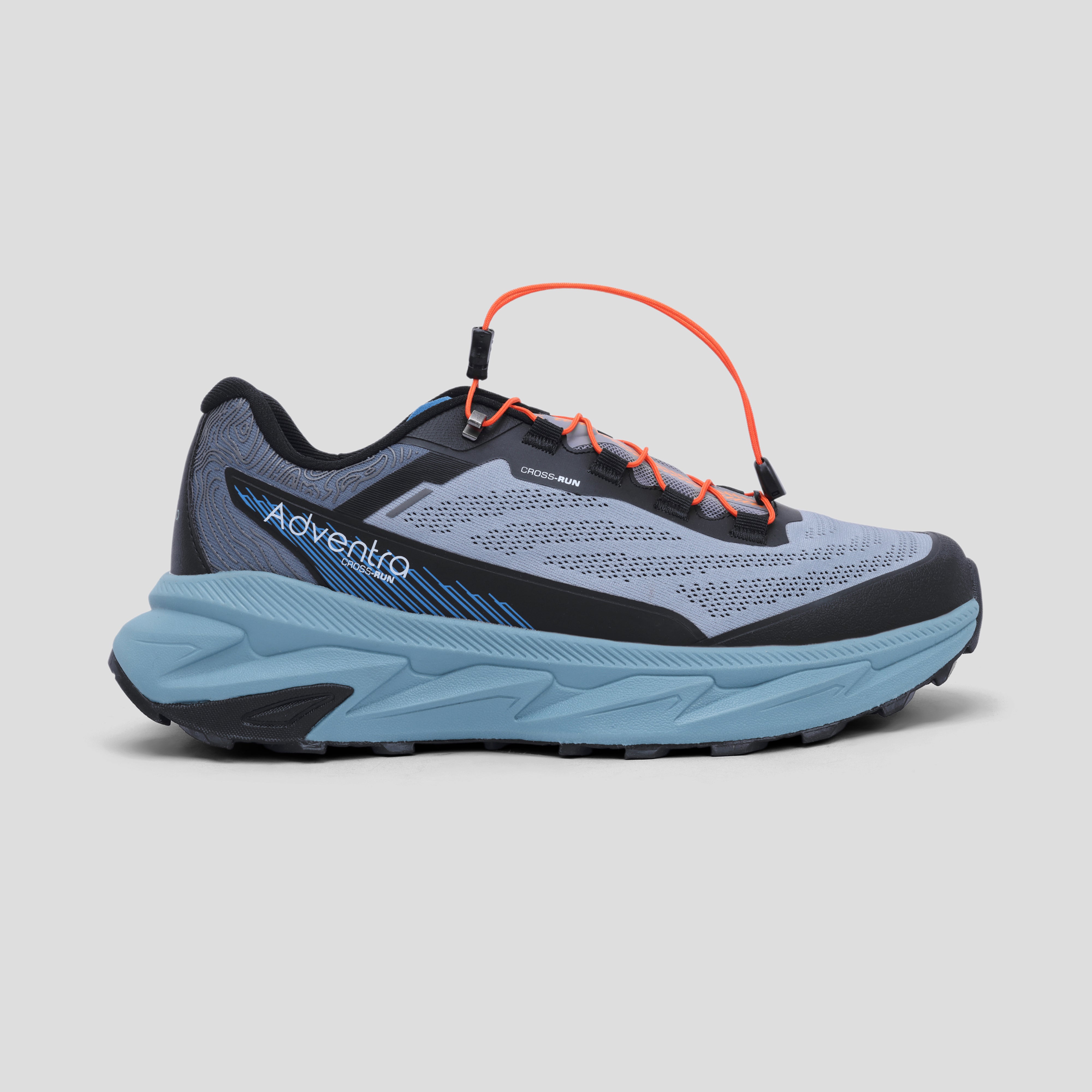 Men Trail Running Ultra Grip Lightweight Sports Shoes (TR2012) Grey-Blue-thumbmail-4