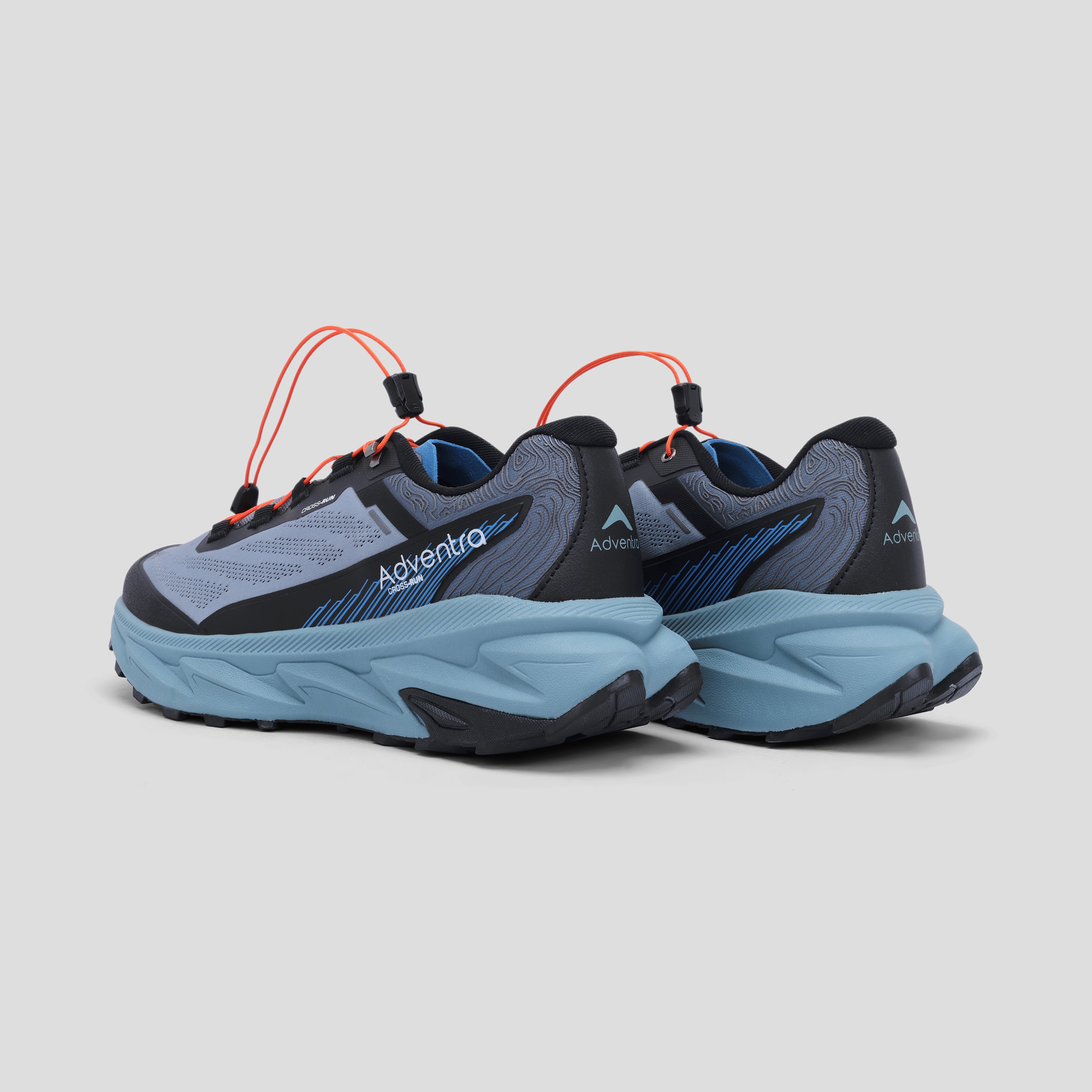 Men Trail Running Ultra Grip Lightweight Sports Shoes (TR2012) Grey-Blue-thumbmail-5