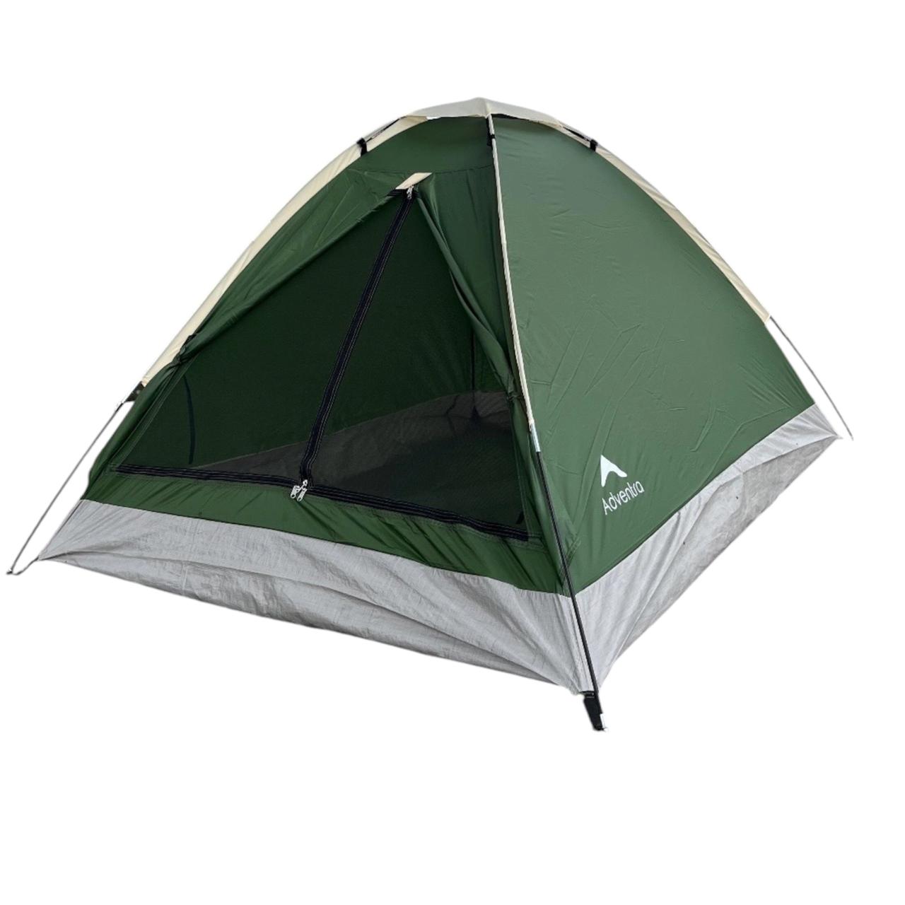 2-Person Camping Tent with UV Protection & Waterproof Flysheet (ET1102) Green