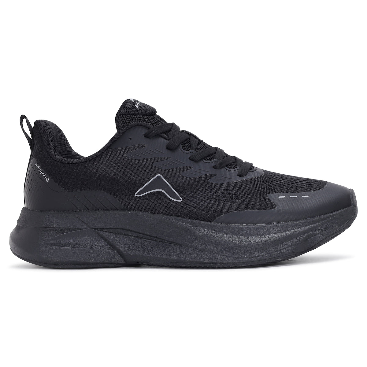 Men's Running Shoes | Breathable Mesh Sports Shoes | (RR500) Black-thumbmail-5