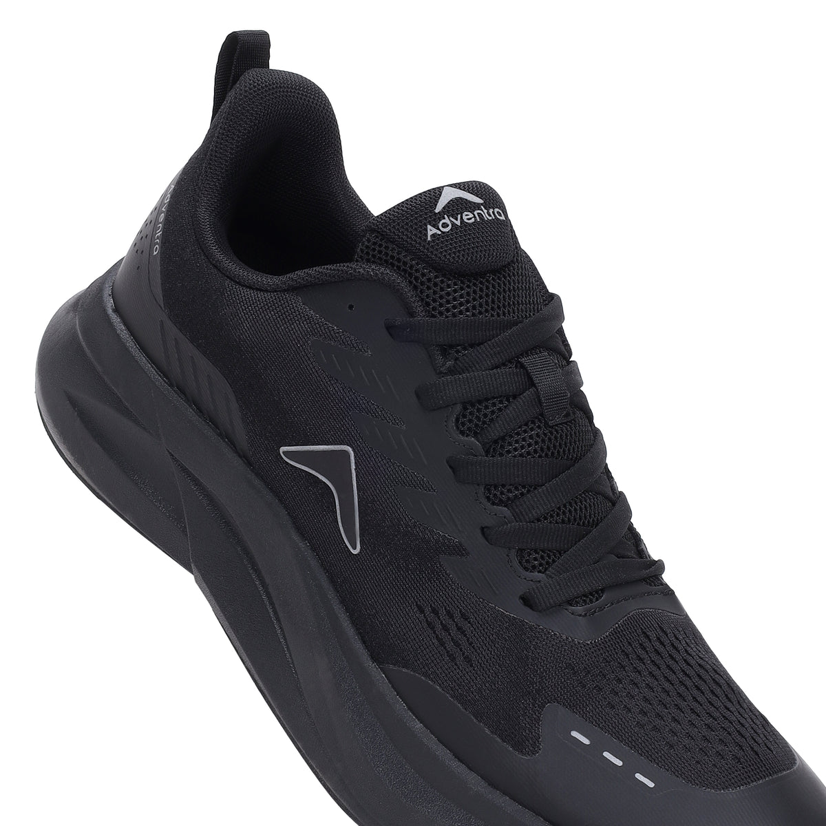 Men's Running Shoes | Breathable Mesh Sports Shoes | (RR500) Black-thumbmail-6