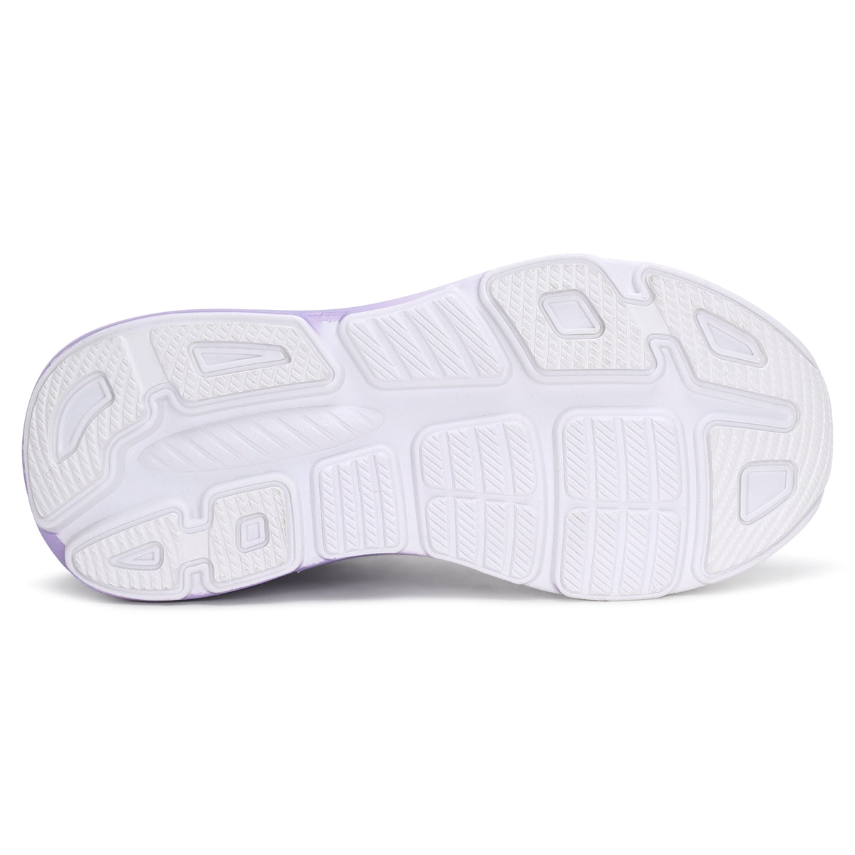Women's Lightweight Running Sports Shoes | Walking & Gym | (RR900) White - Purple-thumbmail-7