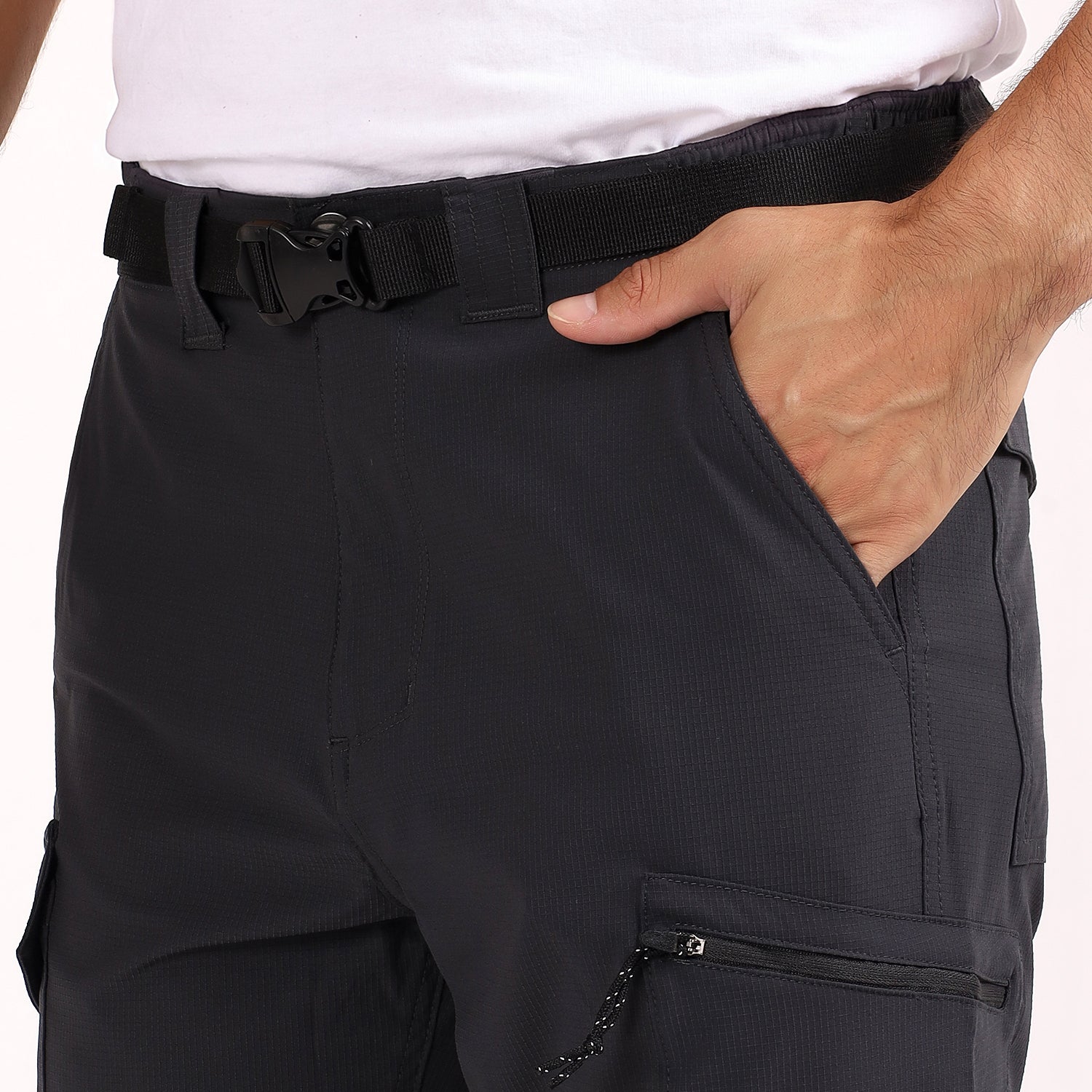 Convertible Cargo Pant Lightweight, Multi-Pocket | AS1000 | Dark Grey-thumbmail-9